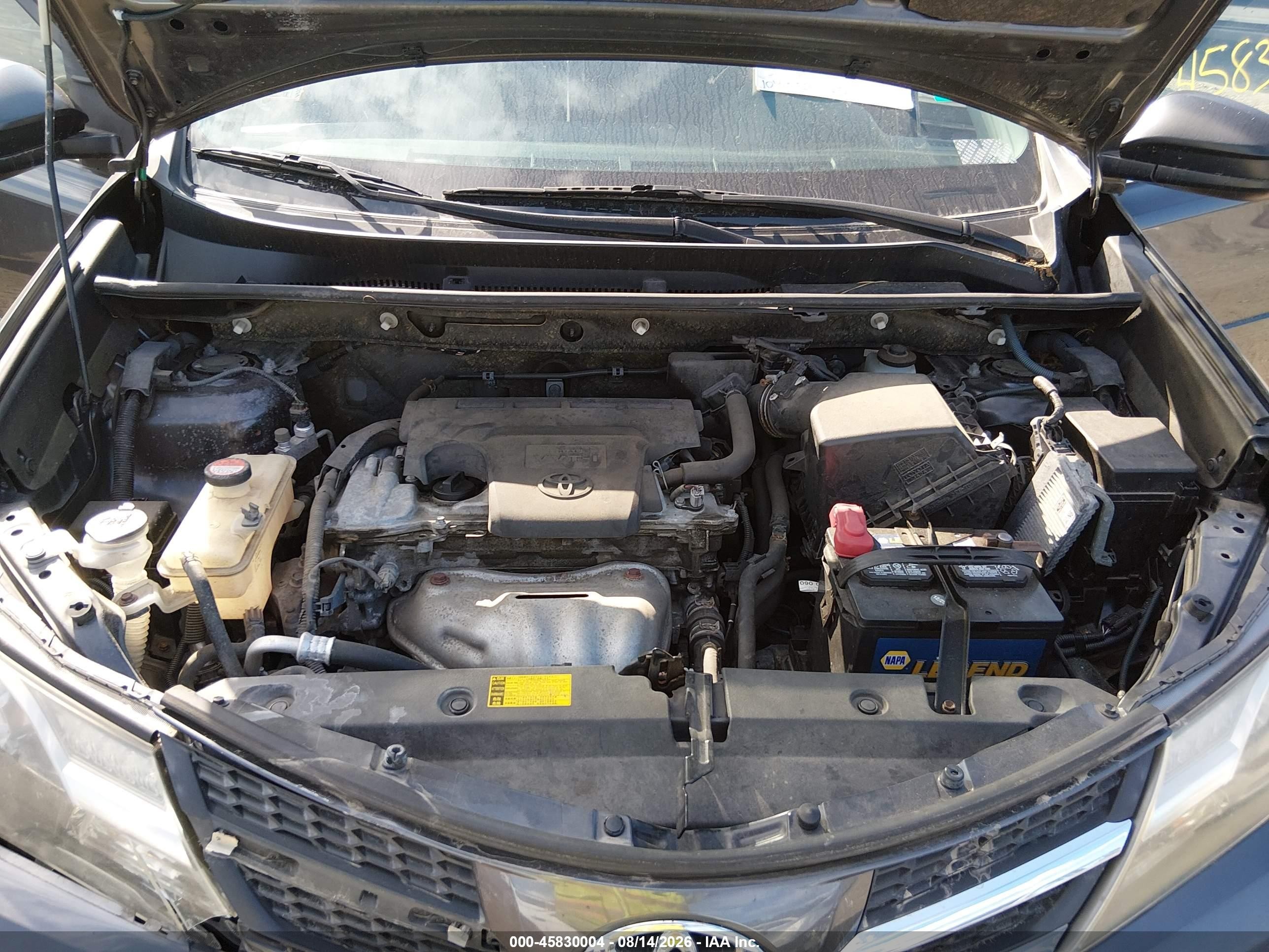 2014 Toyota Rav4 Le Gray vin: JTMBFREV0EJ008116