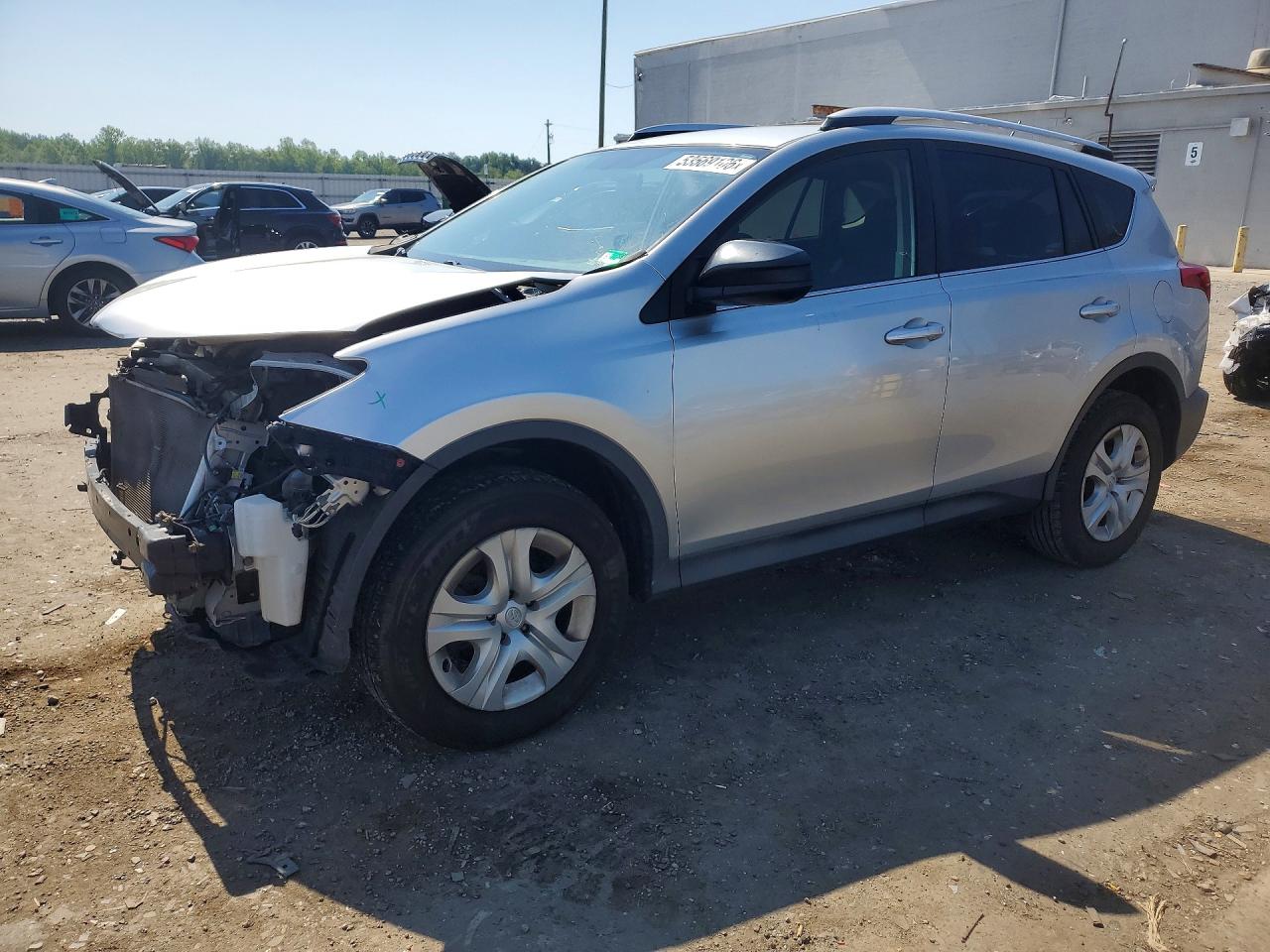 2015 Toyota Rav4 Le Серебряный vin: JTMBFREV0FD129583