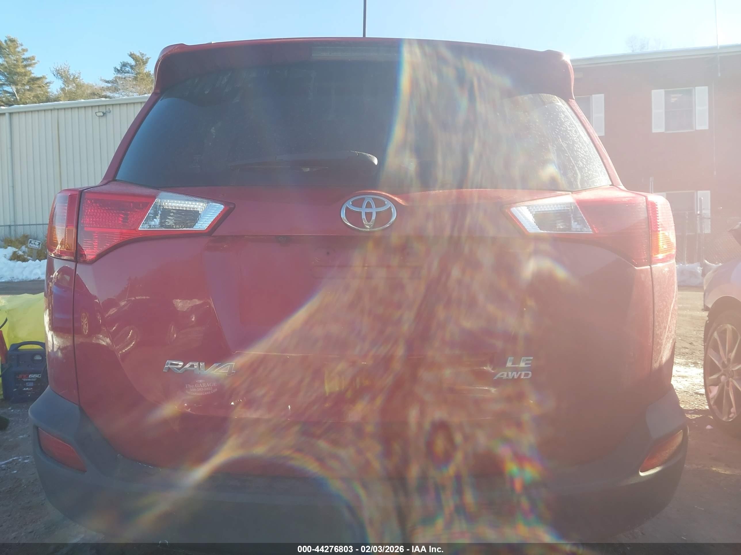 2015 Toyota Rav4 Le Красный vin: JTMBFREV0FJ030893