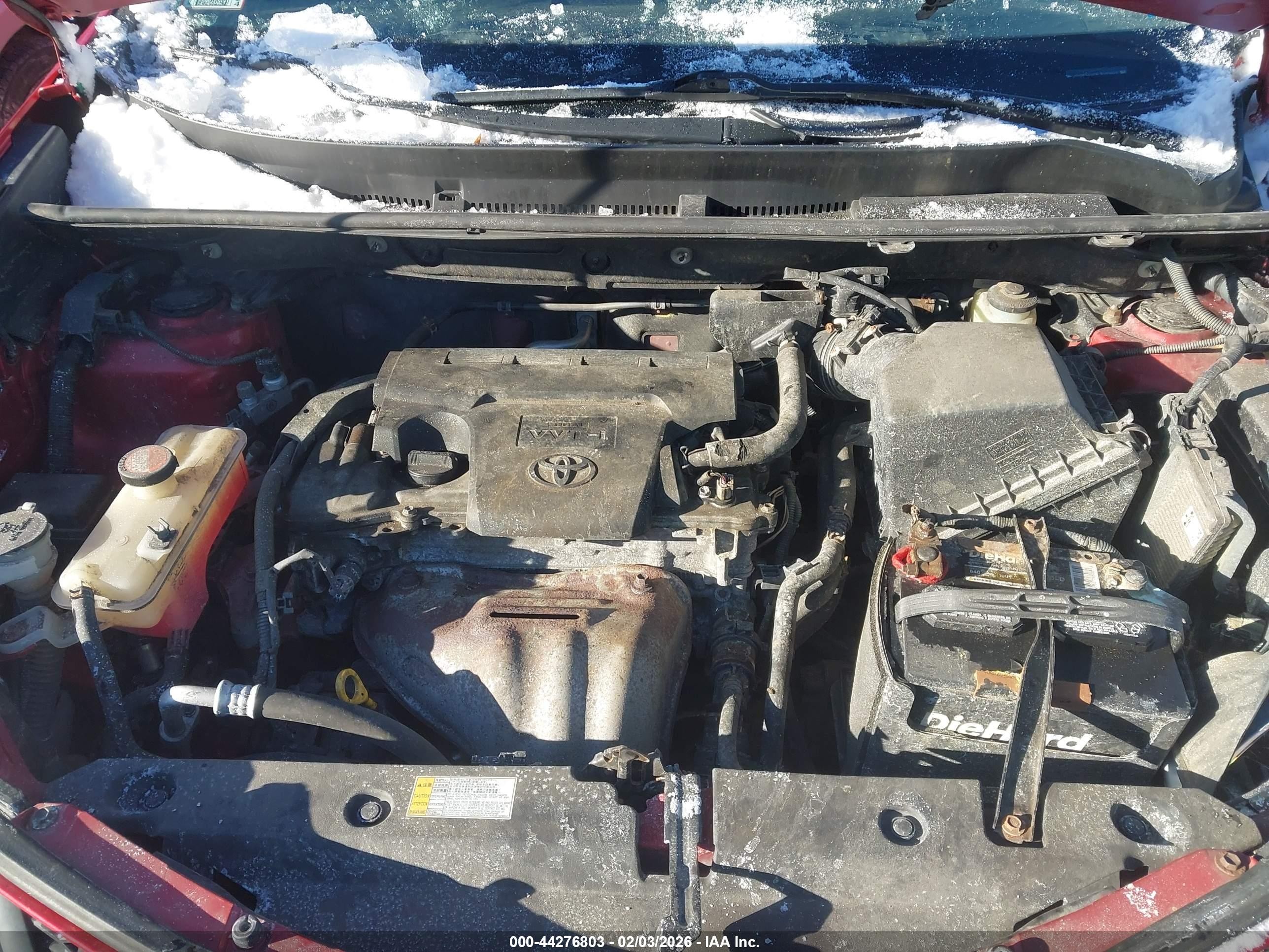 2015 Toyota Rav4 Le Красный vin: JTMBFREV0FJ030893