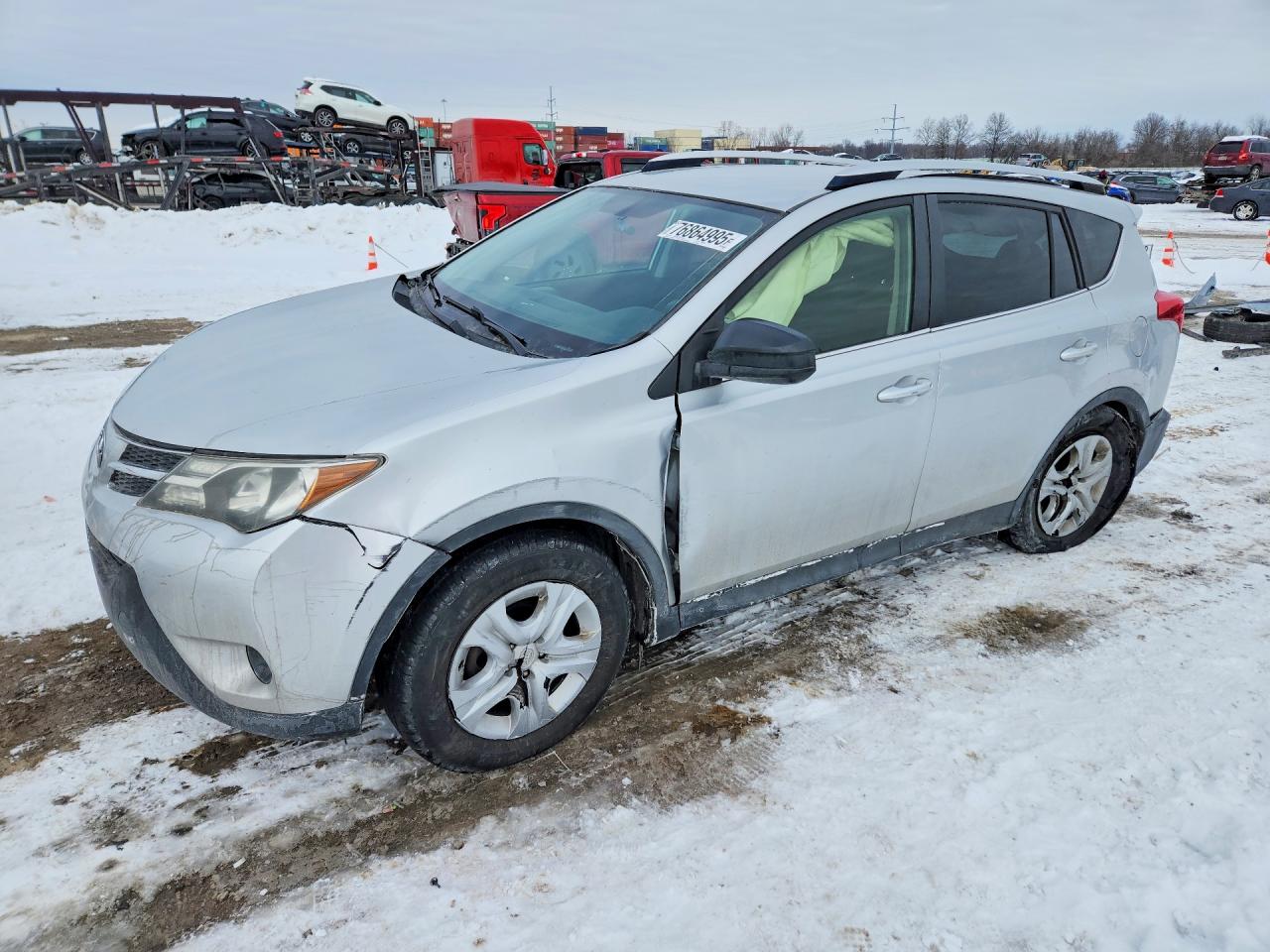 2015 Toyota Rav4 Le Silver vin: JTMBFREV0FJ039769