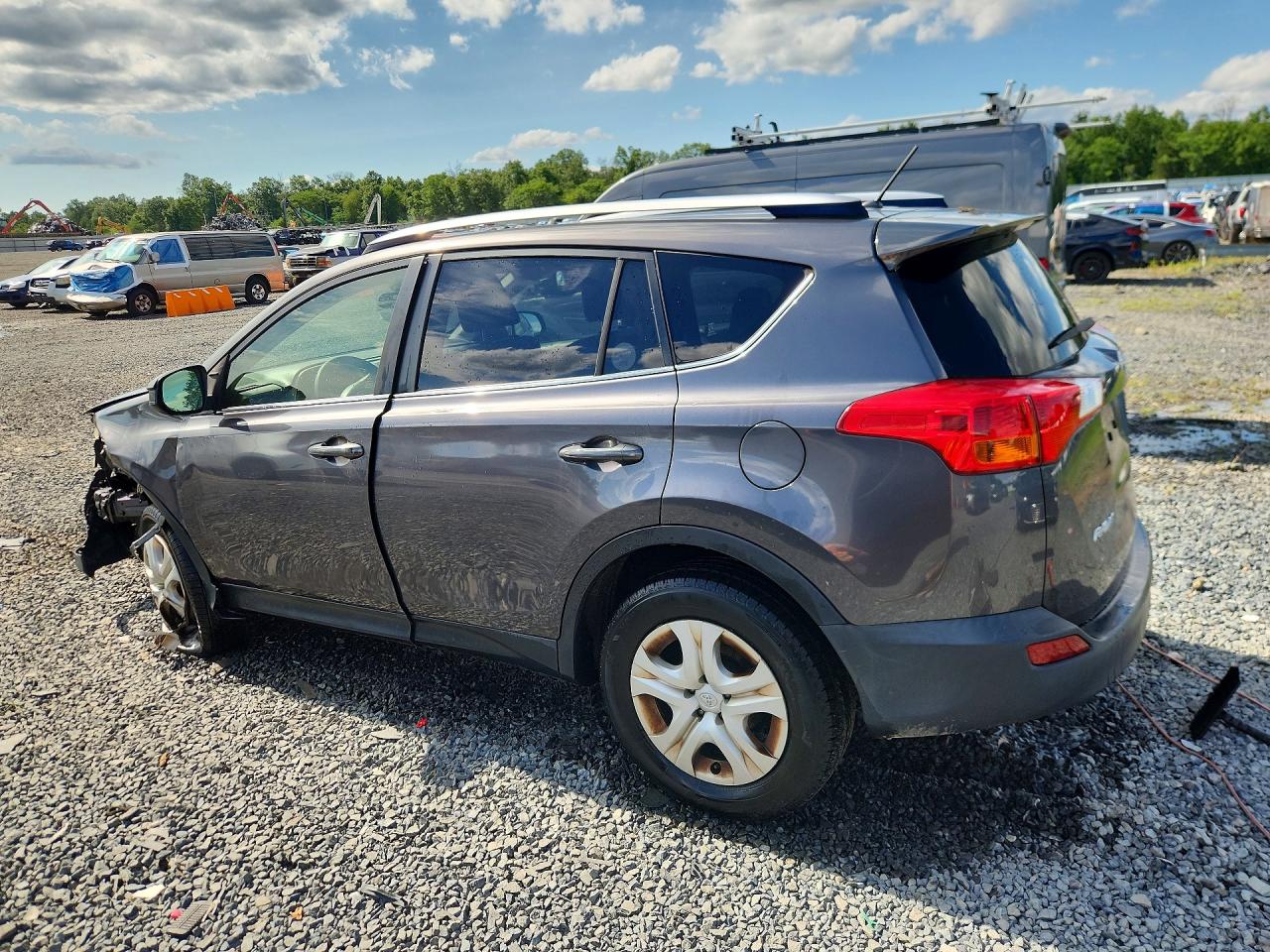 2015 Toyota Rav4 Le Серый vin: JTMBFREV0FJ044311