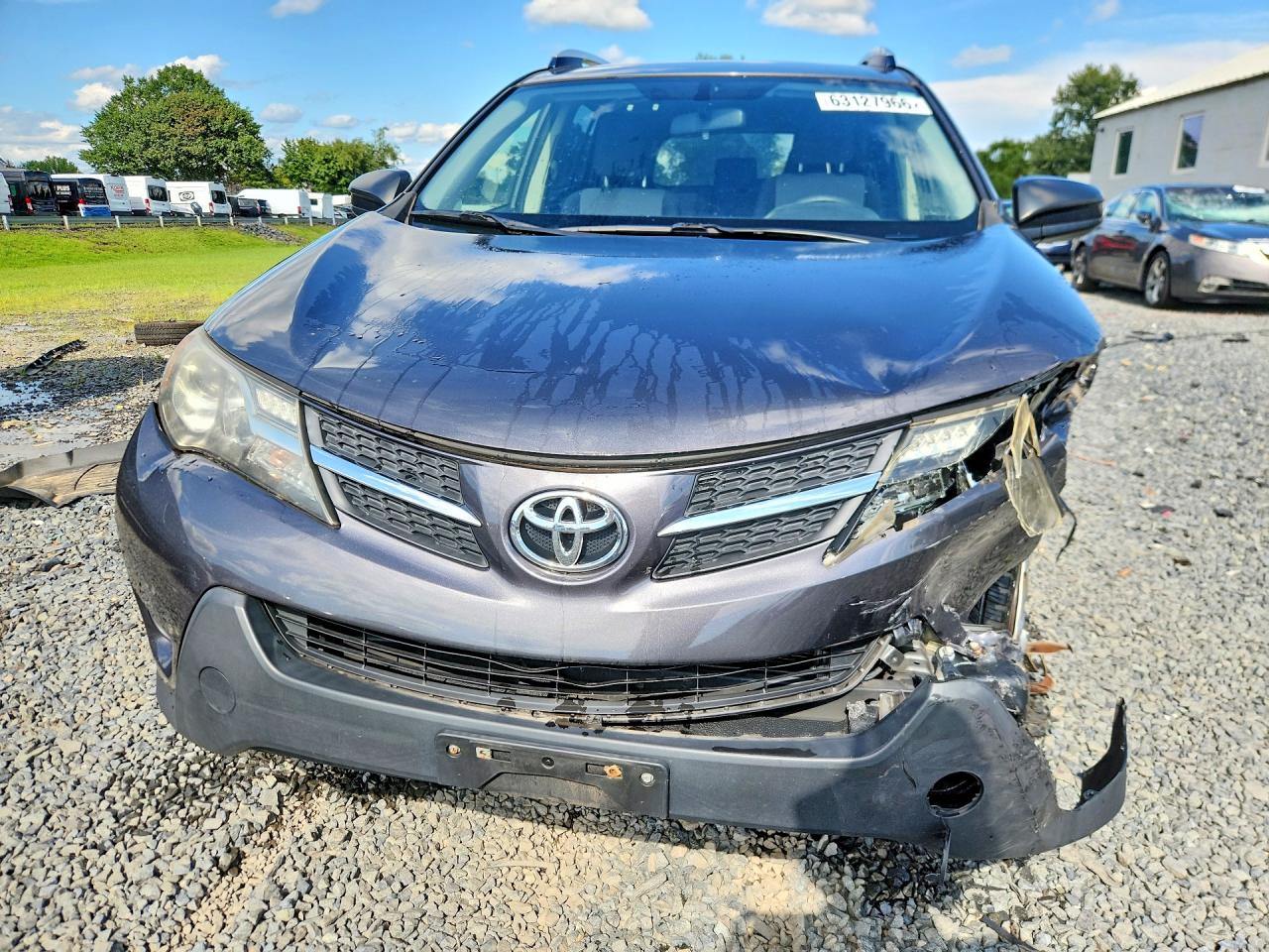2015 Toyota Rav4 Le Серый vin: JTMBFREV0FJ044311