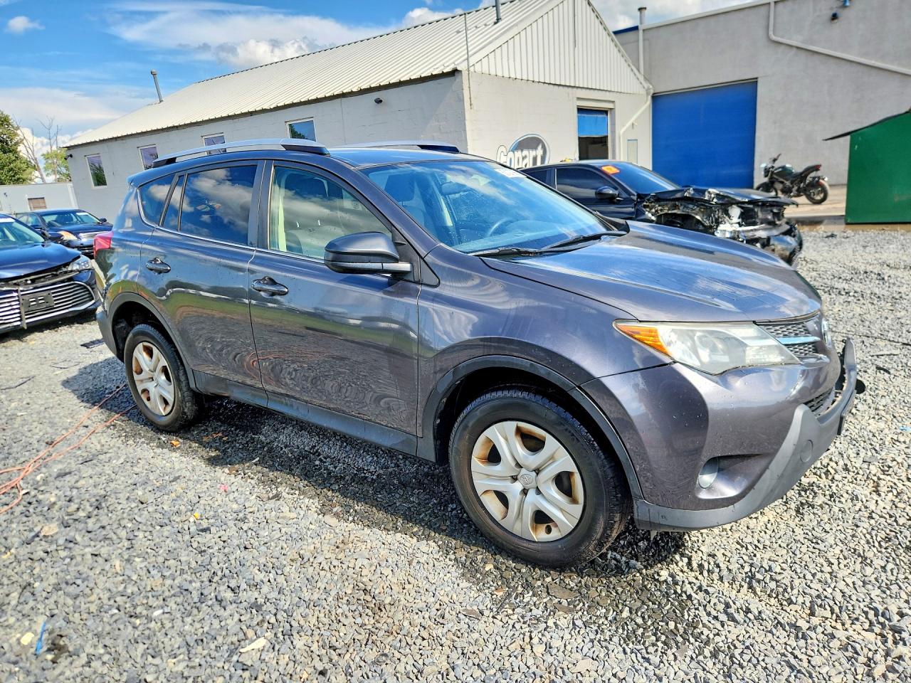 2015 Toyota Rav4 Le Серый vin: JTMBFREV0FJ044311