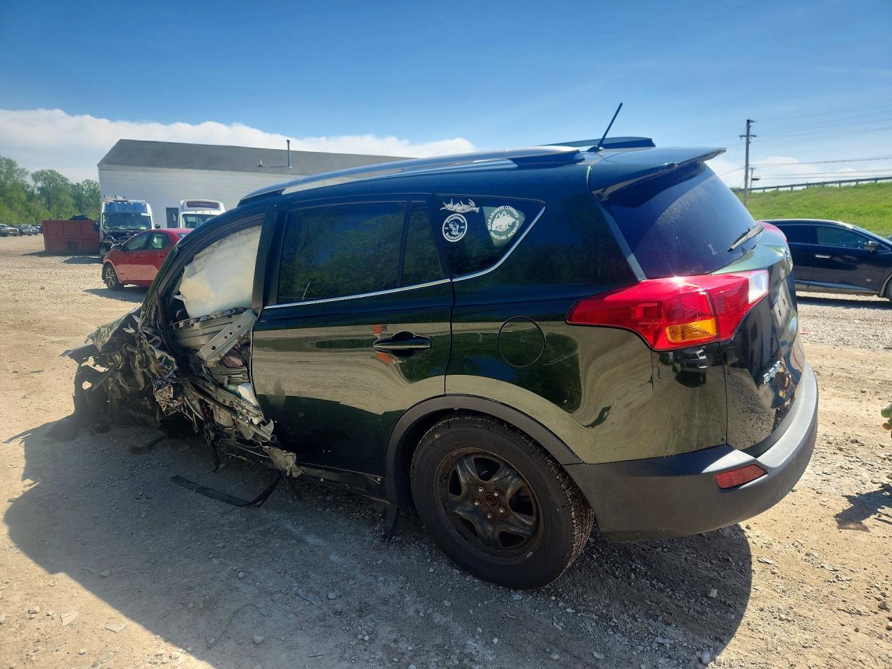 2013 Toyota Rav4 Le Green vin: JTMBFREV1DD035287