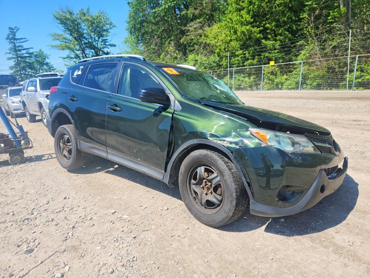 2013 Toyota Rav4 Le Green vin: JTMBFREV1DD035287