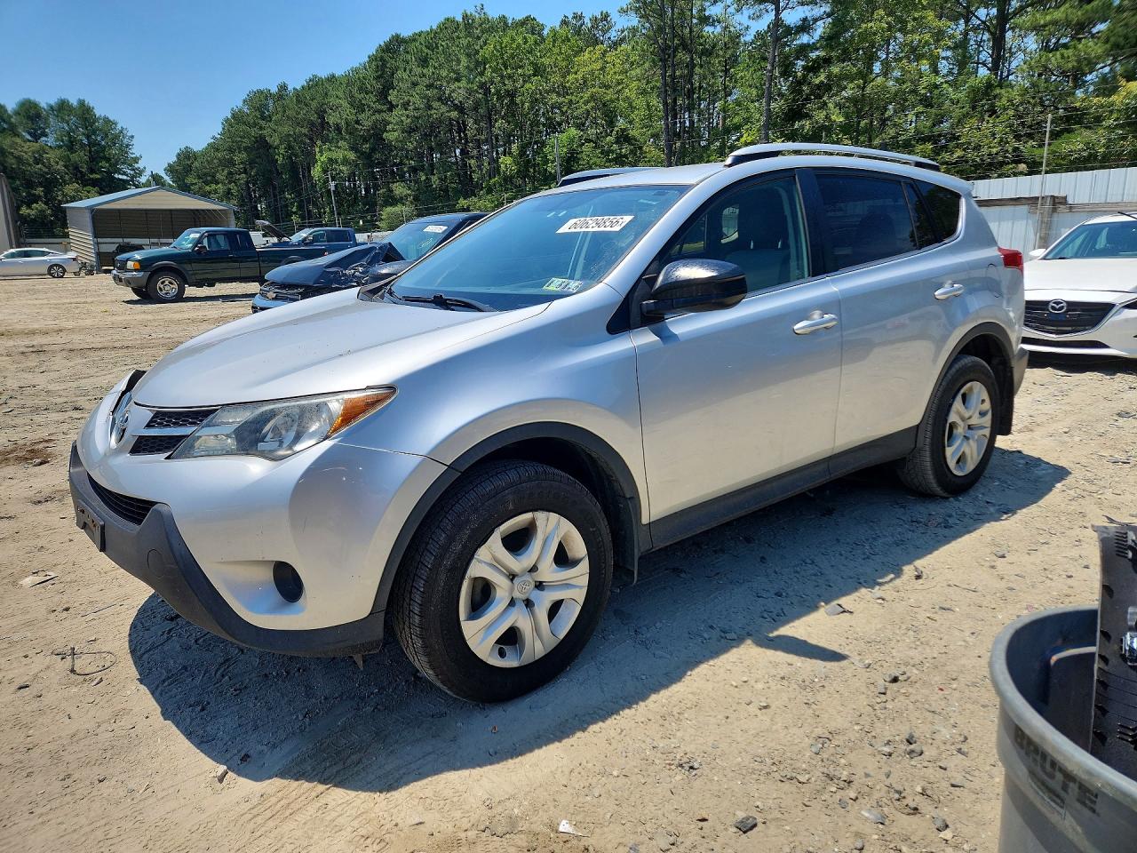 2014 Toyota Rav4 Le Silver vin: JTMBFREV1ED083292