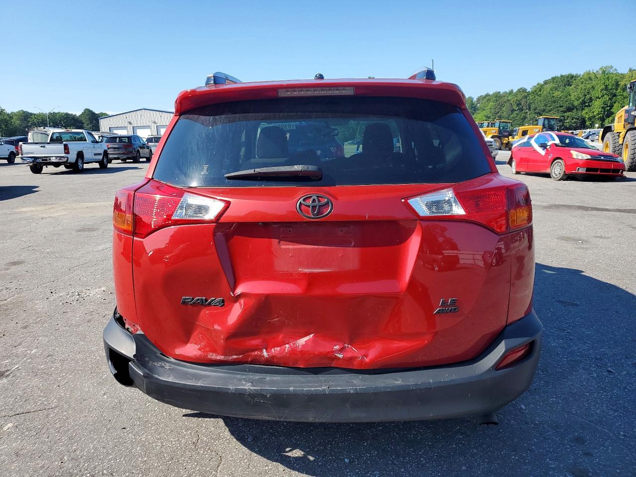 2014 Toyota Rav4 Le Red vin: JTMBFREV1ED095264