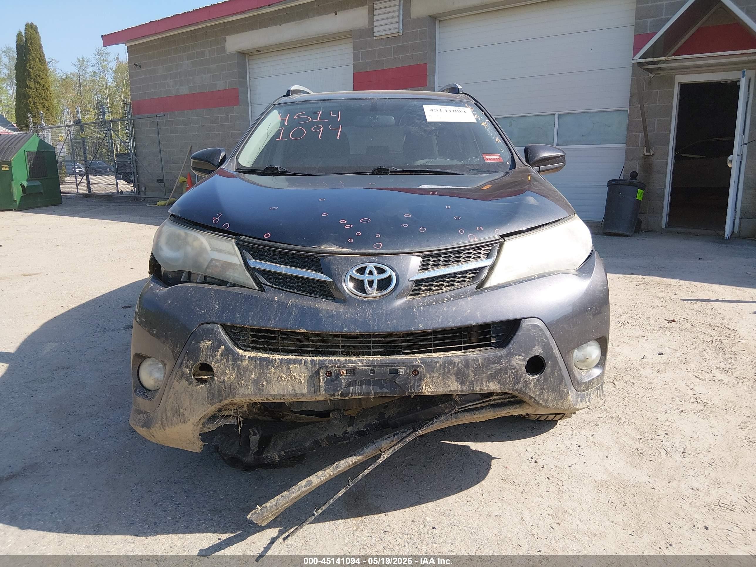 2014 Toyota Rav4 Le Серый vin: JTMBFREV1EJ000980