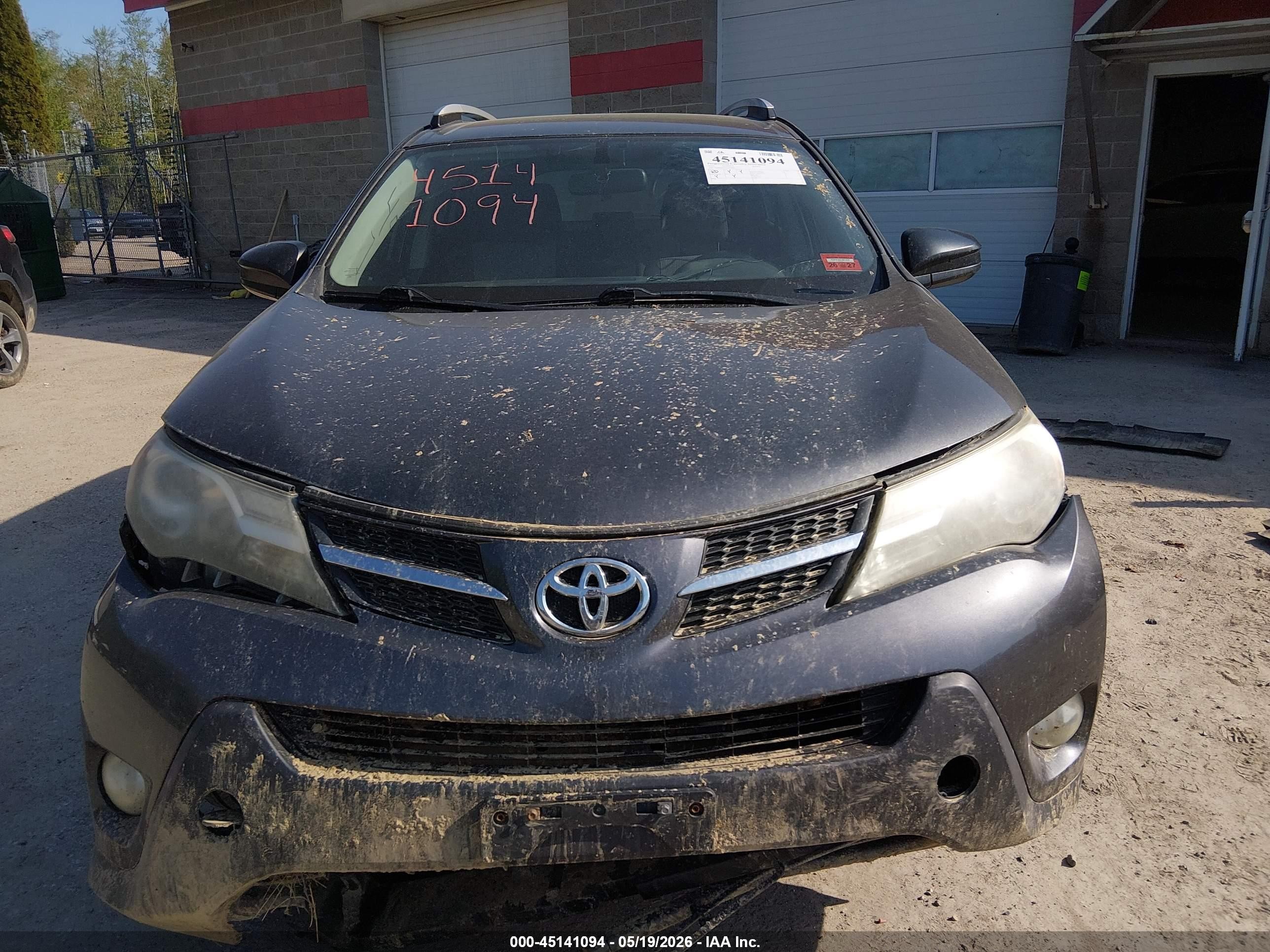 2014 Toyota Rav4 Le Серый vin: JTMBFREV1EJ000980