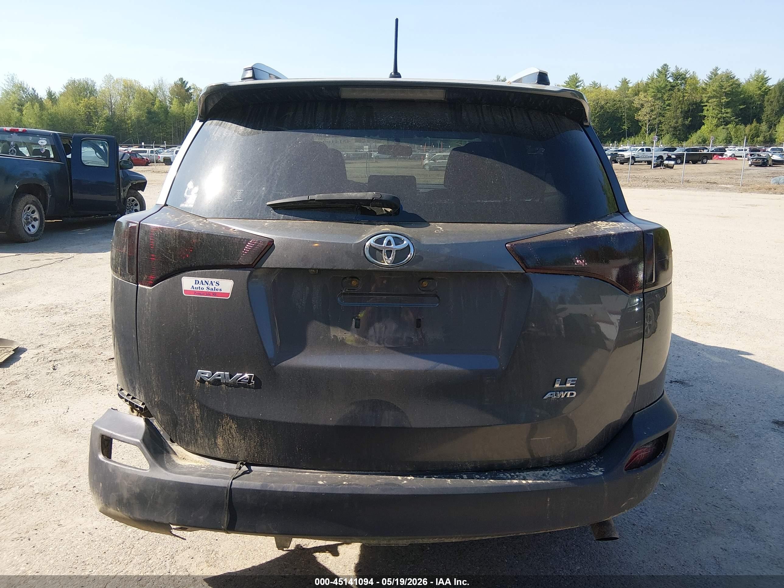 2014 Toyota Rav4 Le Серый vin: JTMBFREV1EJ000980
