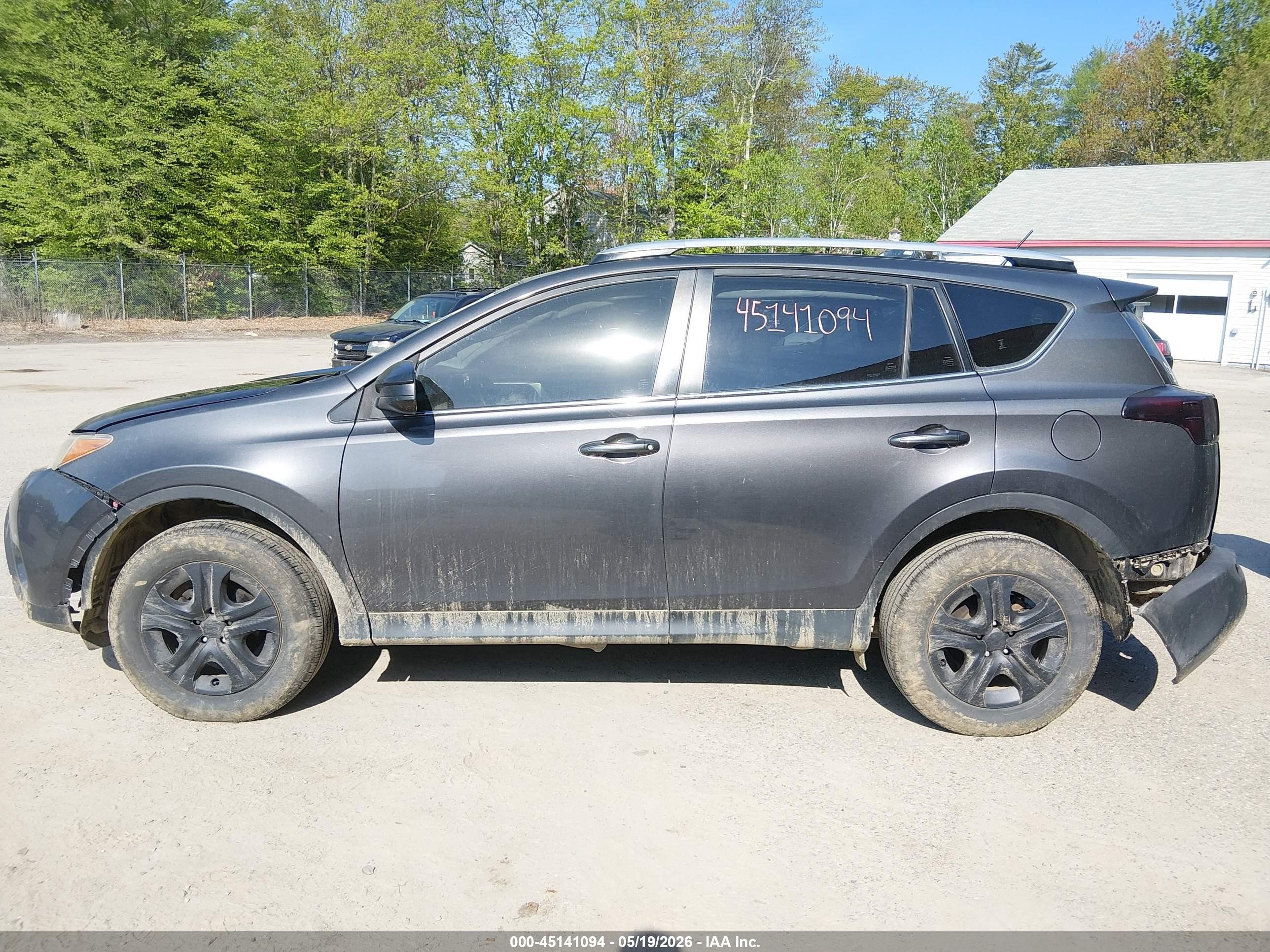 2014 Toyota Rav4 Le Серый vin: JTMBFREV1EJ000980