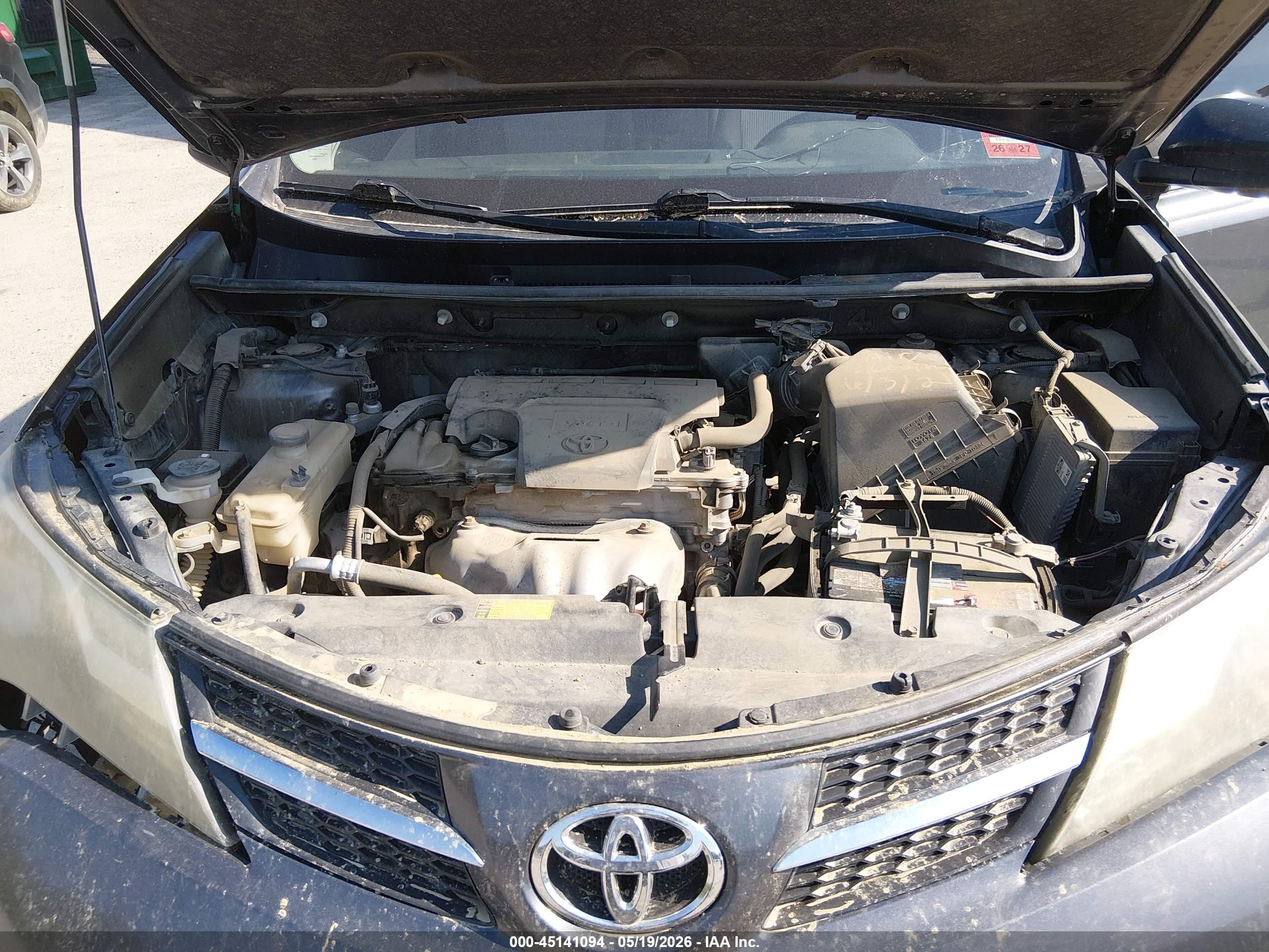 2014 Toyota Rav4 Le Серый vin: JTMBFREV1EJ000980