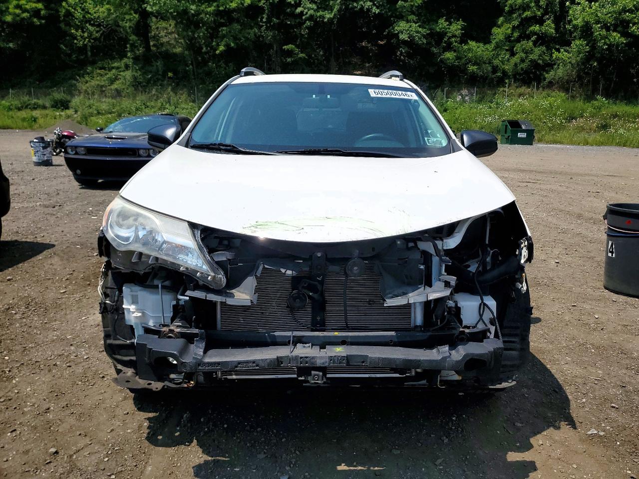 2014 Toyota Rav4 Le White vin: JTMBFREV1EJ007248