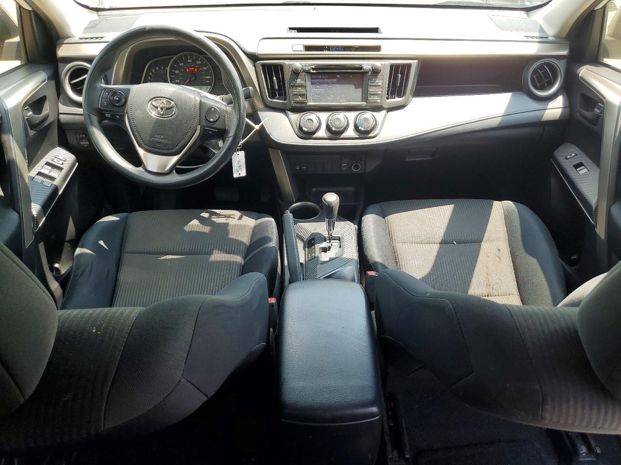 2014 Toyota Rav4 Le White vin: JTMBFREV1EJ007248