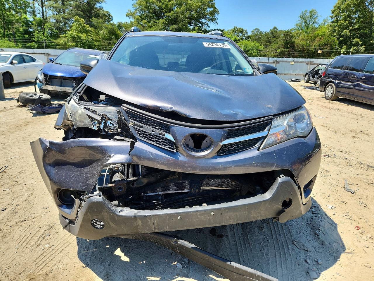 2014 Toyota Rav4 Le Gray vin: JTMBFREV1EJ007735