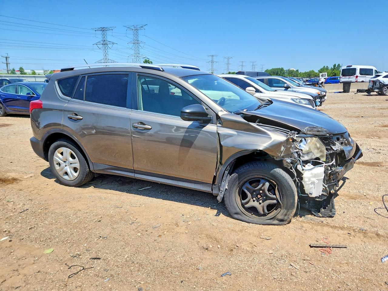 2015 Toyota Rav4 Le Gray vin: JTMBFREV1FD098991