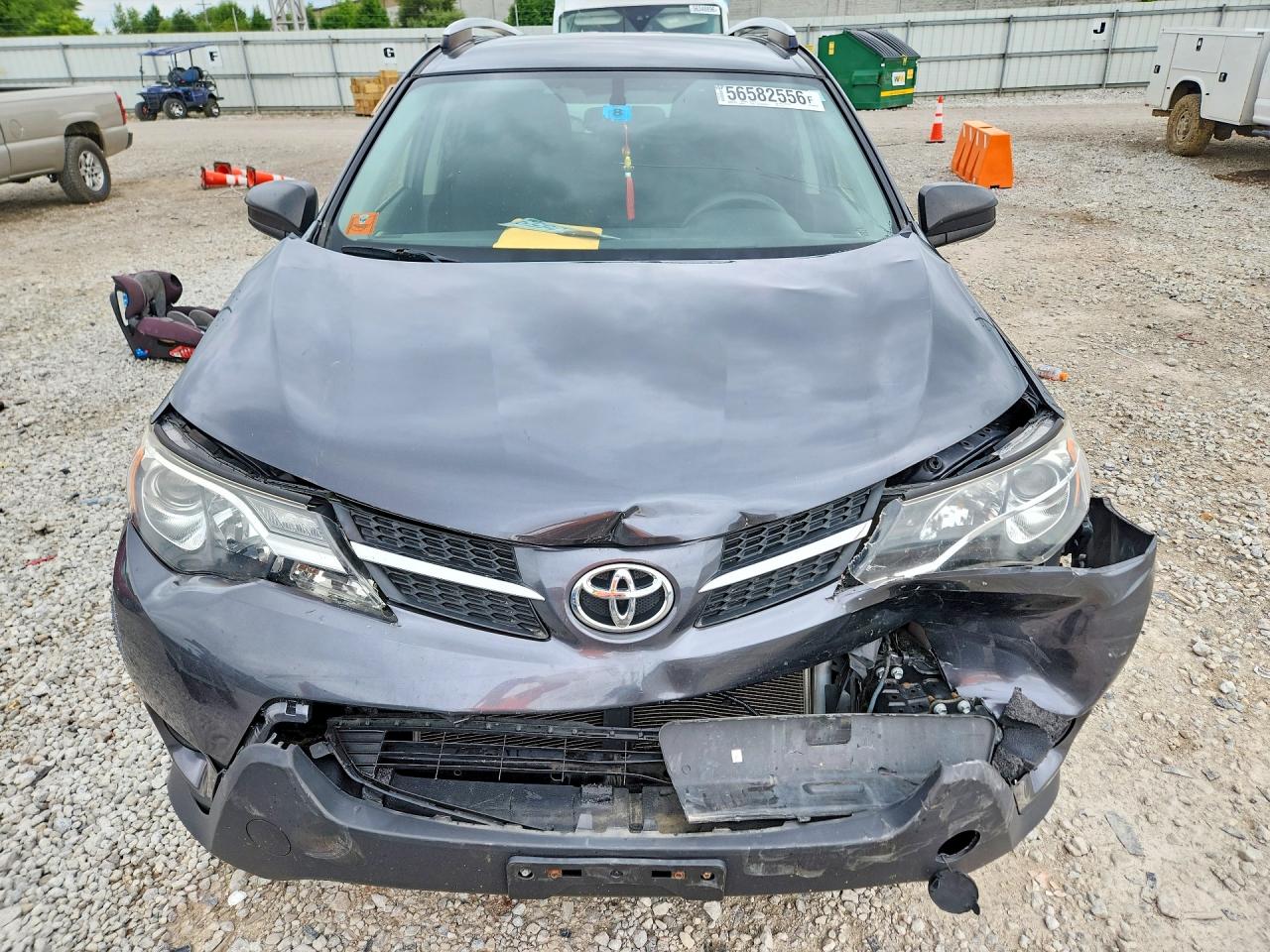 2015 Toyota Rav4 Le Gray vin: JTMBFREV1FD112355