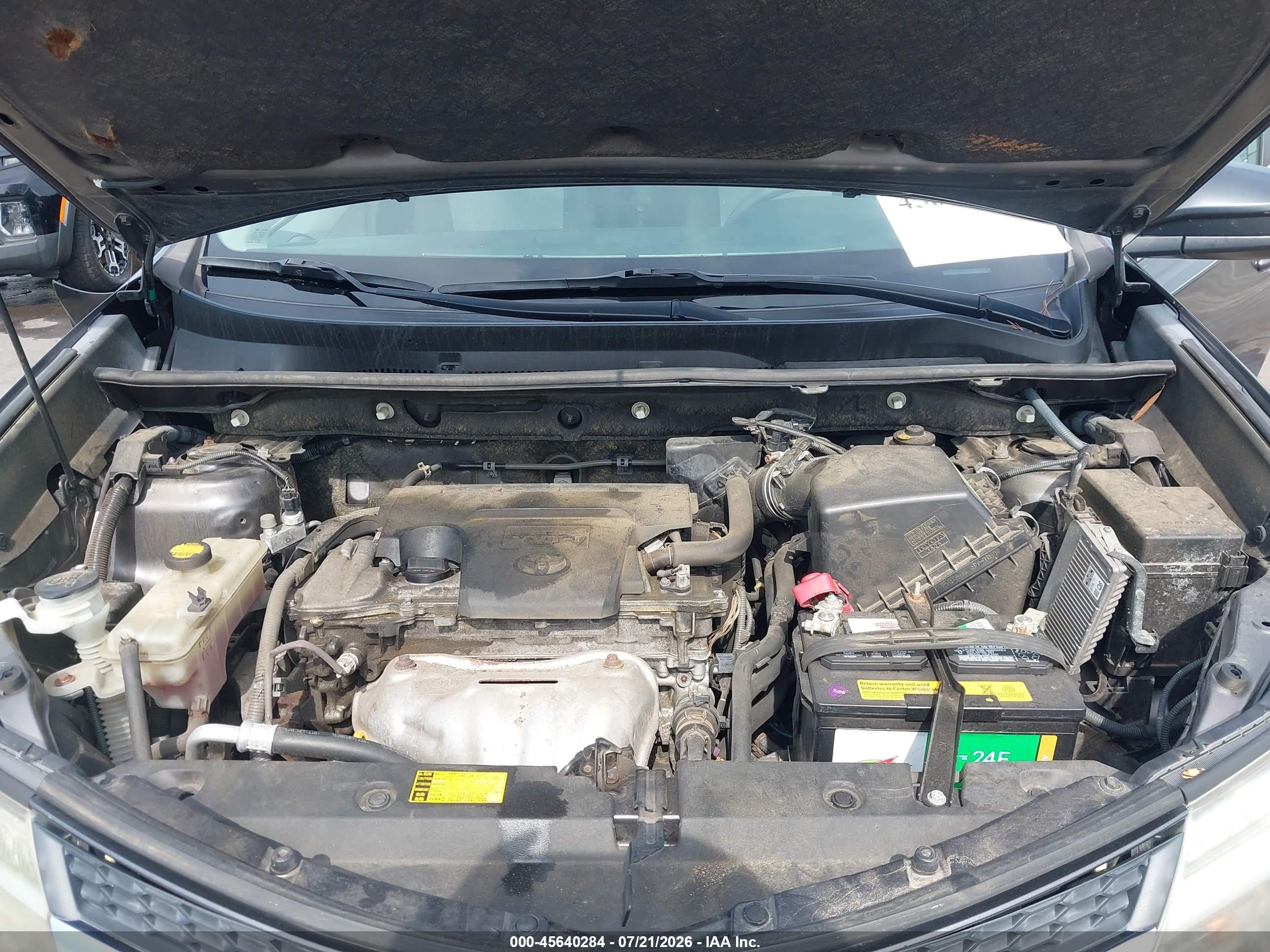2013 Toyota Rav4 Le Gray vin: JTMBFREV2D5021621