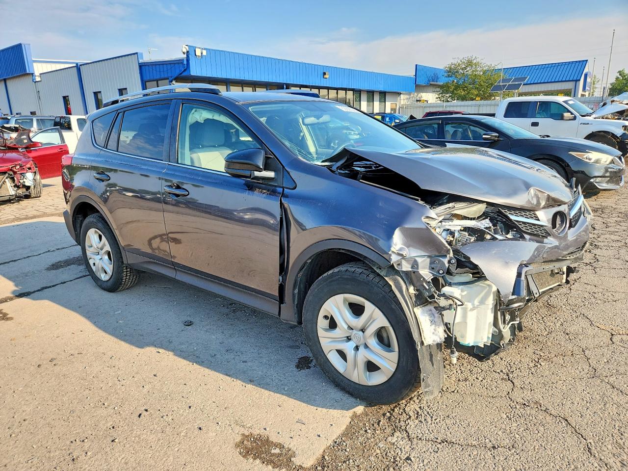 2013 Toyota Rav4 Le Gray vin: JTMBFREV2D5028956