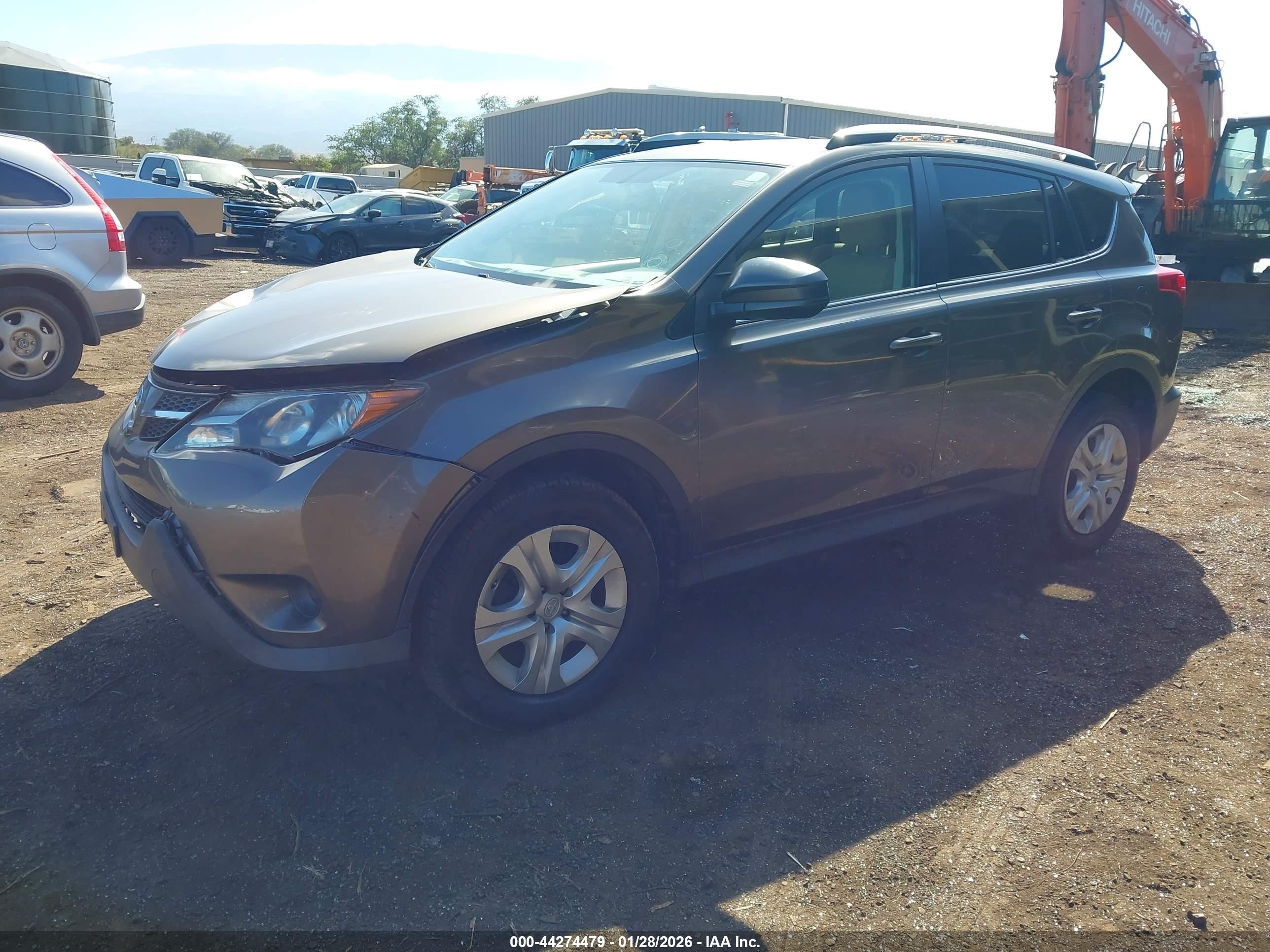 2013 Toyota Rav4 Le Brown vin: JTMBFREV2DD014979