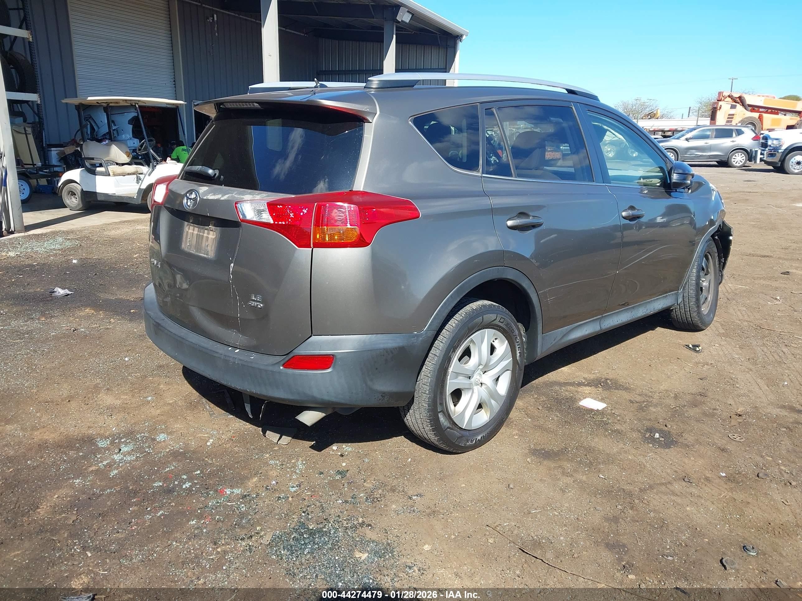 2013 Toyota Rav4 Le Brown vin: JTMBFREV2DD014979
