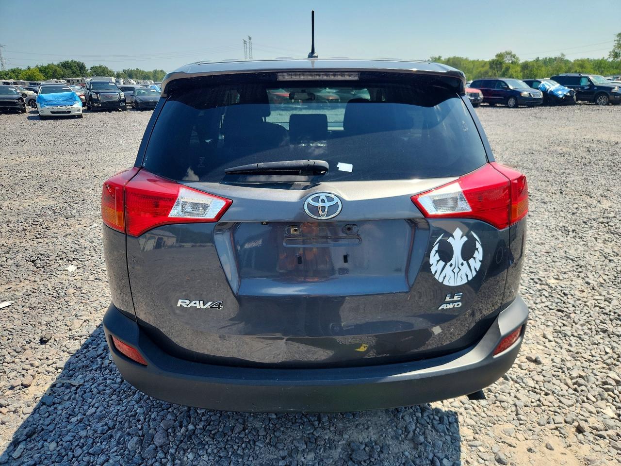 2013 Toyota Rav4 Le Gray vin: JTMBFREV2DD020703