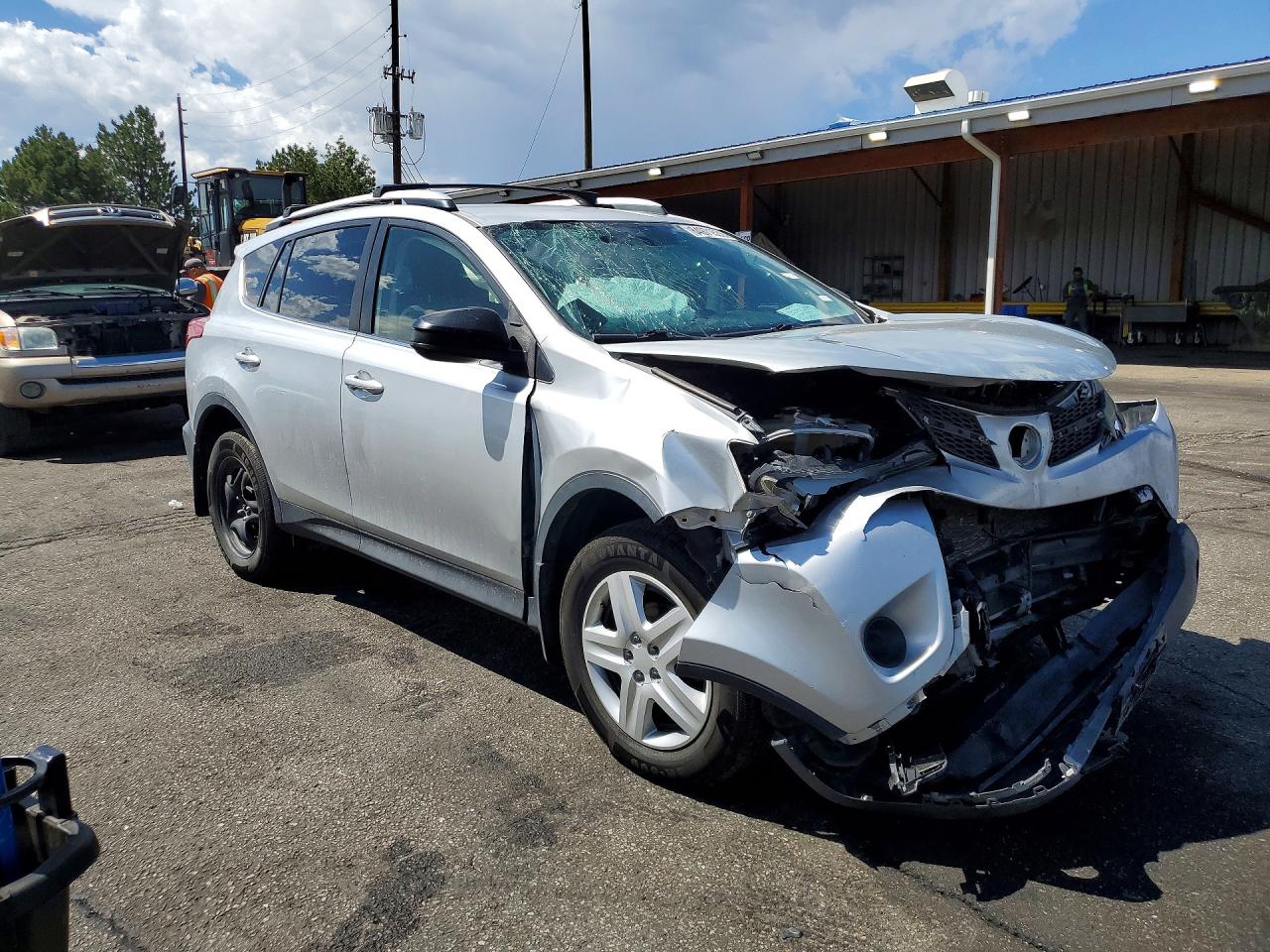 2013 Toyota Rav4 Le Silver vin: JTMBFREV2DD032320