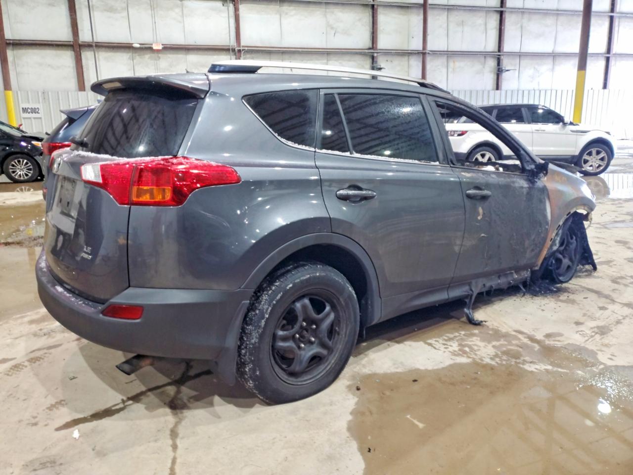 2014 Toyota Rav4 Le Gray vin: JTMBFREV2ED064749