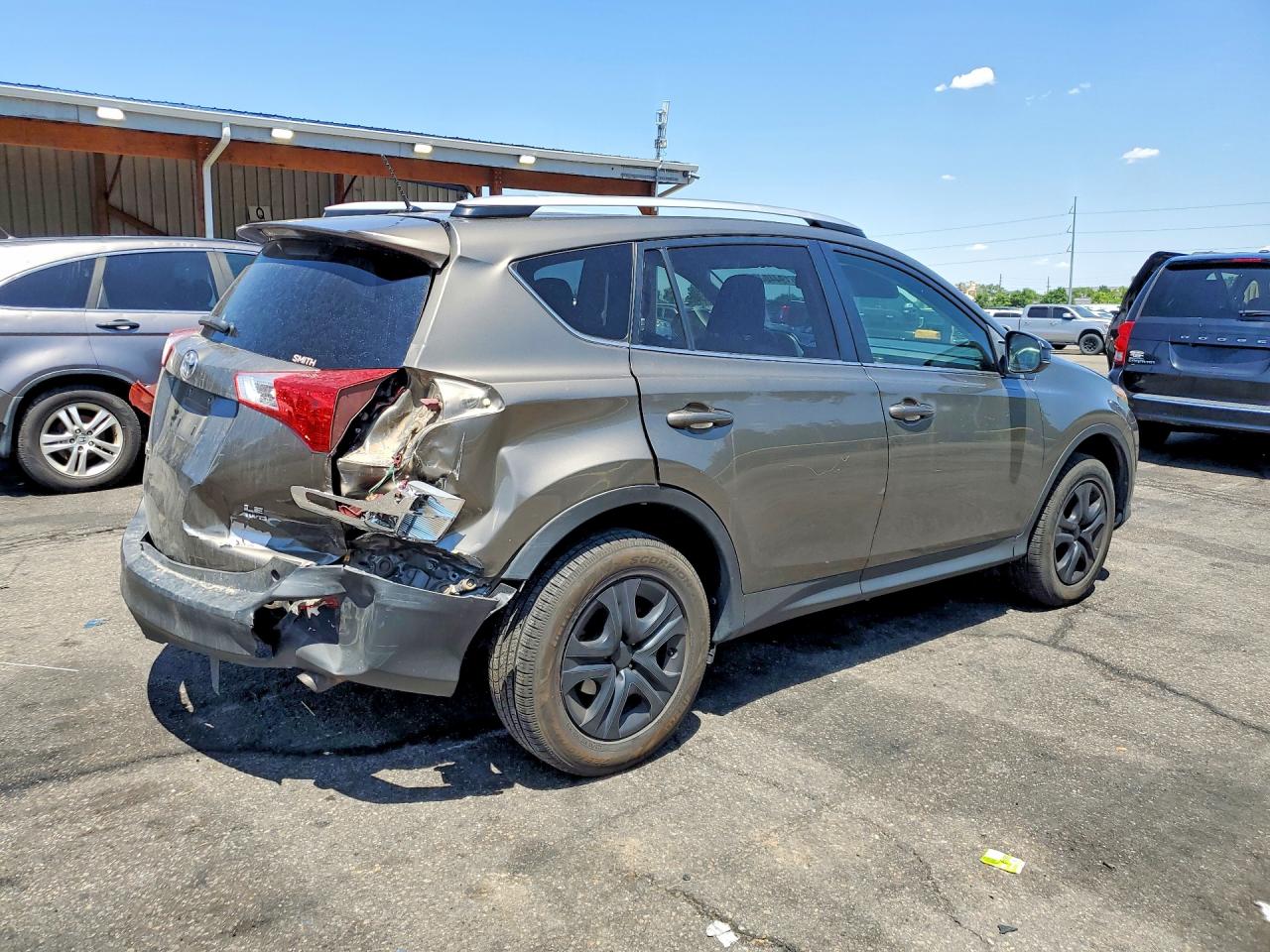 2014 Toyota Rav4 Le Серый vin: JTMBFREV2ED075217