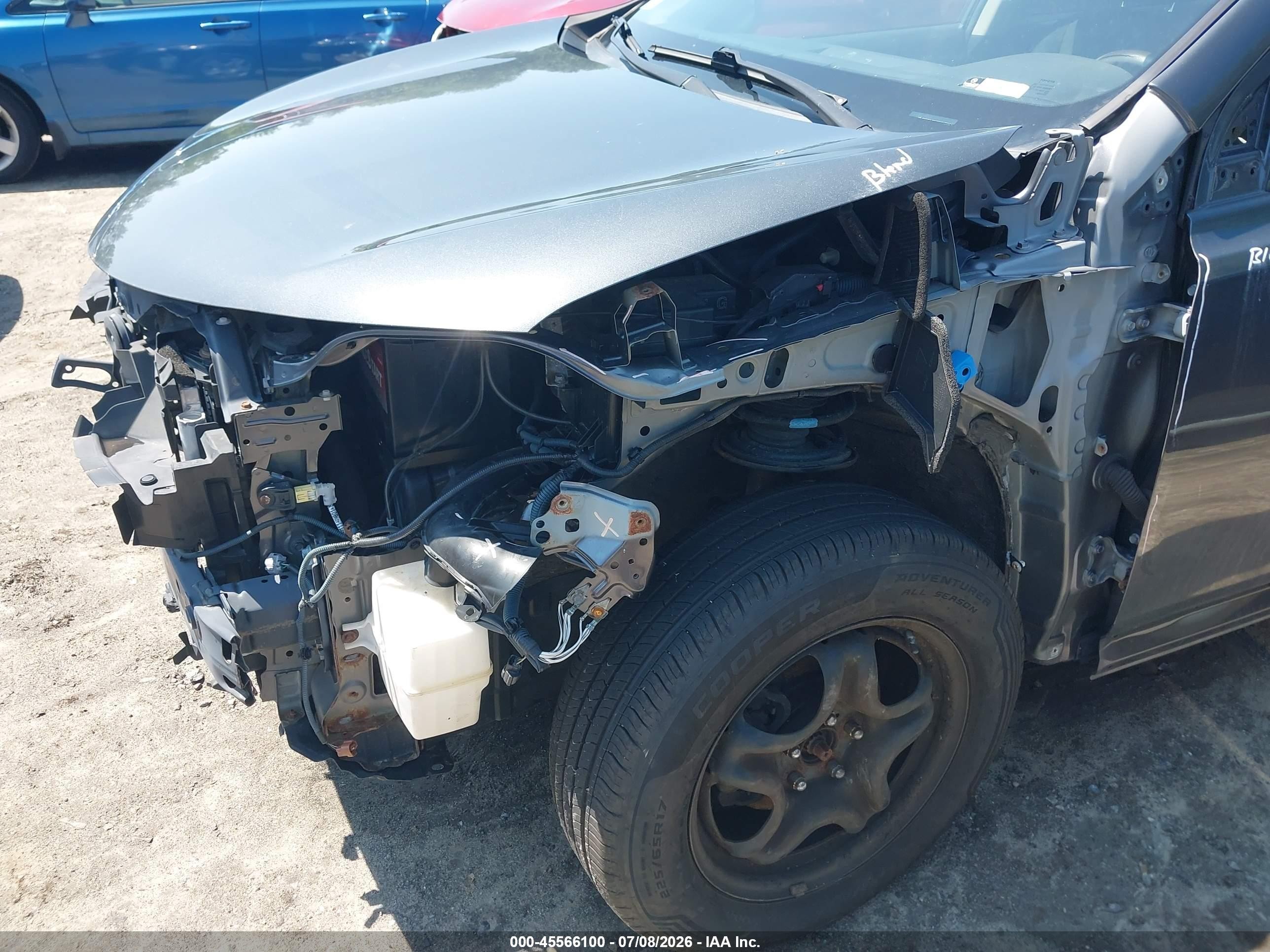 2014 Toyota Rav4 Le Серый vin: JTMBFREV2ED076903