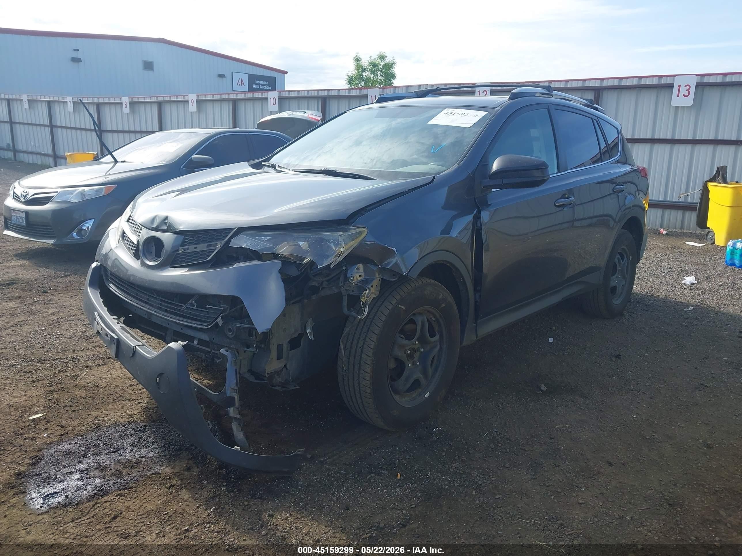 2014 Toyota Rav4 Le Gray vin: JTMBFREV2ED078926