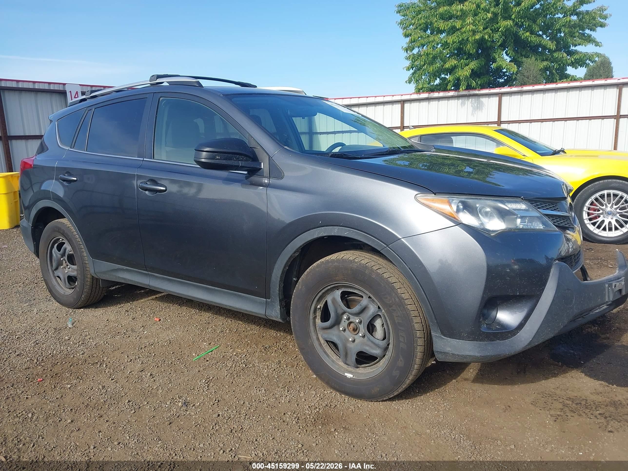 2014 Toyota Rav4 Le Gray vin: JTMBFREV2ED078926