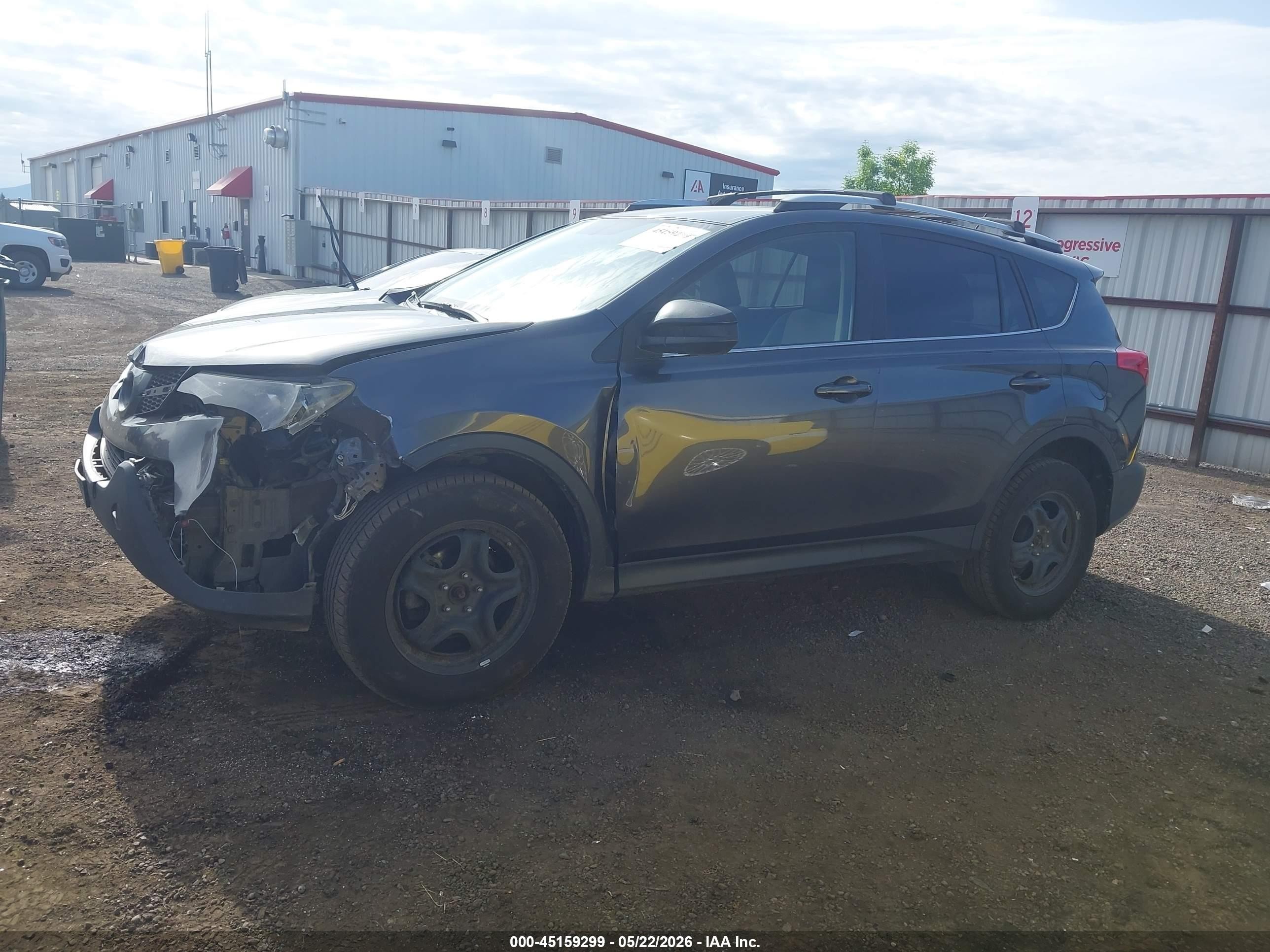 2014 Toyota Rav4 Le Gray vin: JTMBFREV2ED078926