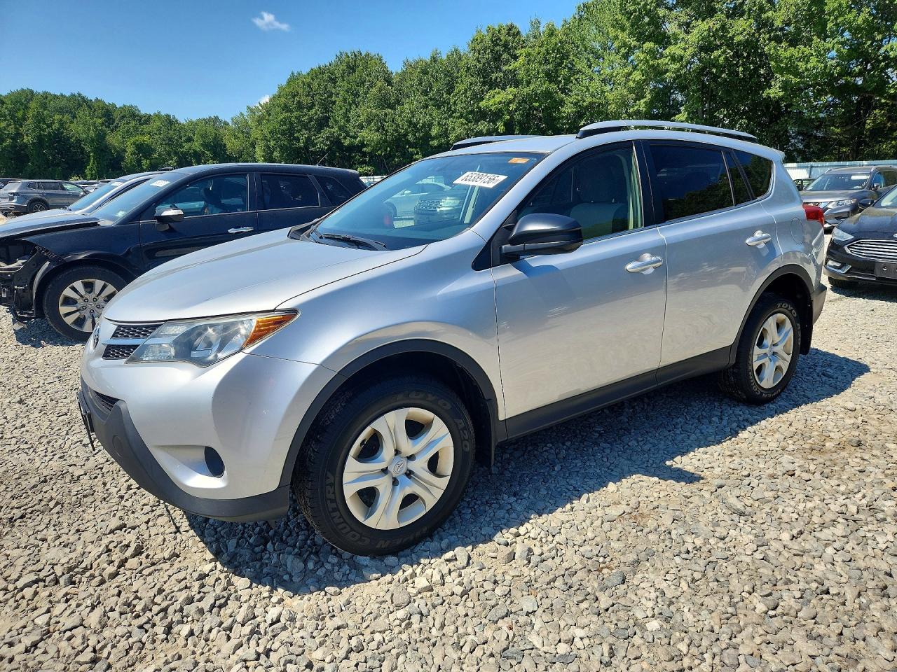 2014 Toyota Rav4 Le Silver vin: JTMBFREV2ED088405