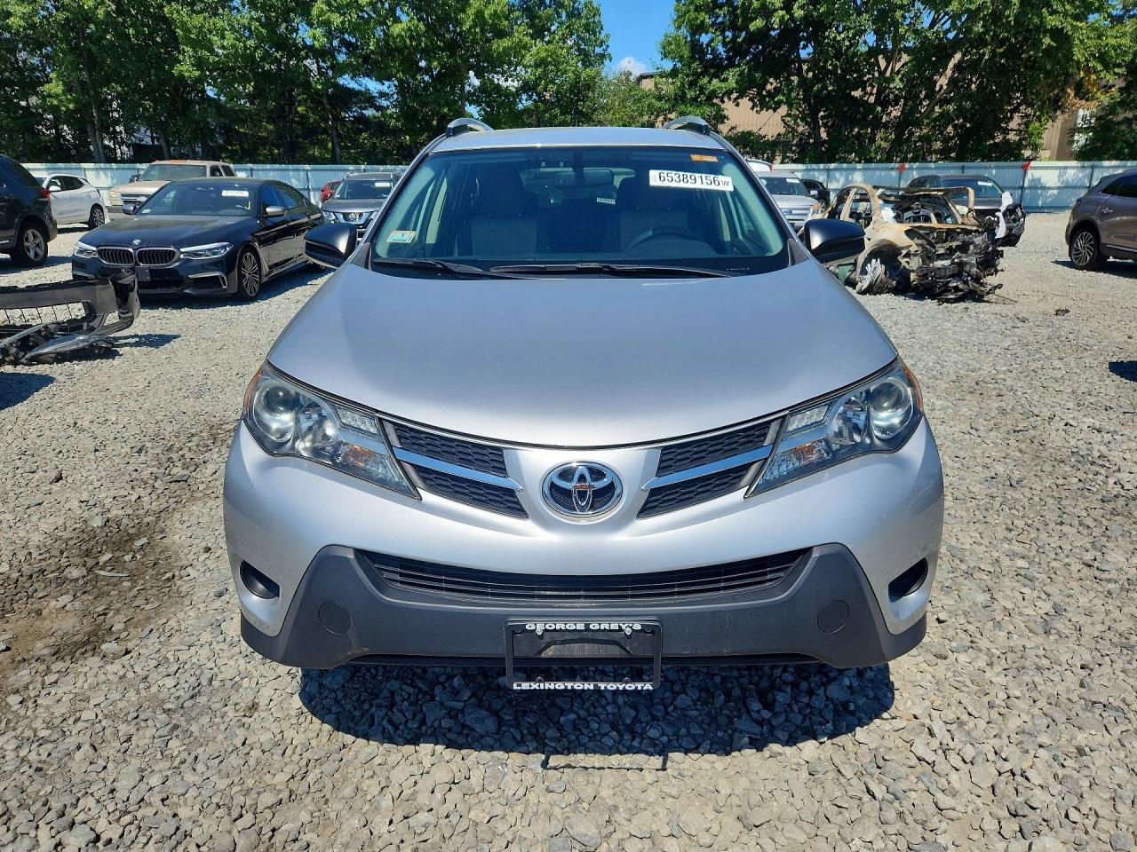 2014 Toyota Rav4 Le Silver vin: JTMBFREV2ED088405
