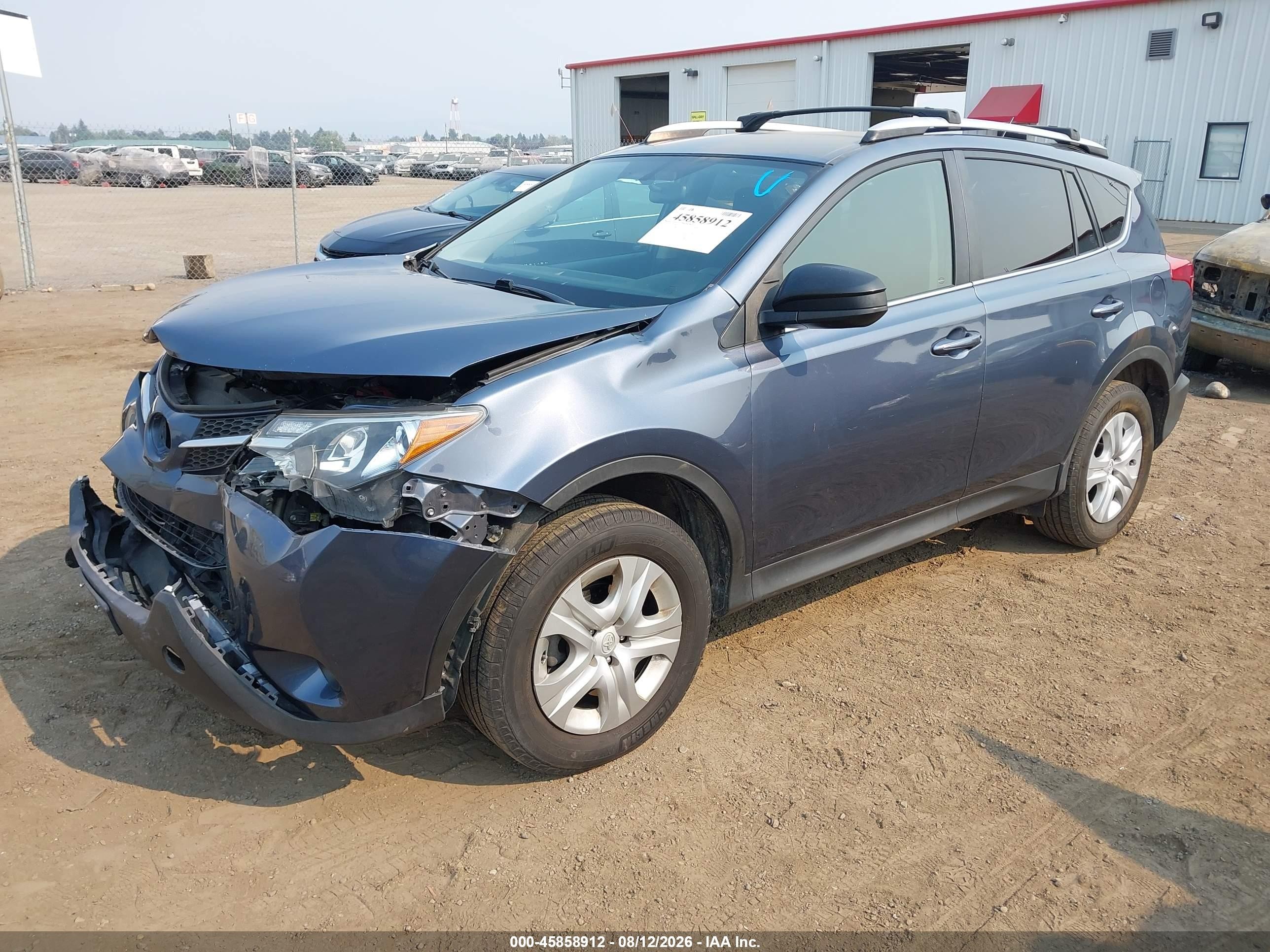 2014 Toyota Rav4 Le Blue vin: JTMBFREV2ED088646