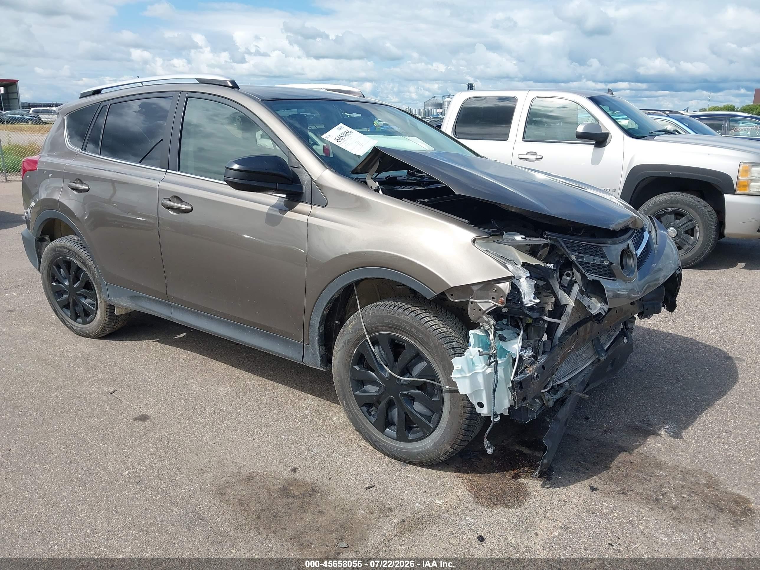 2015 Toyota Rav4 Le Green vin: JTMBFREV2FD134462