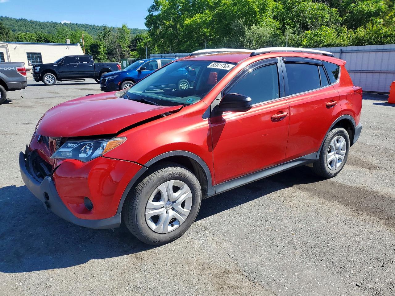 2015 Toyota Rav4 Le Темно-бордовый vin: JTMBFREV2FJ019734