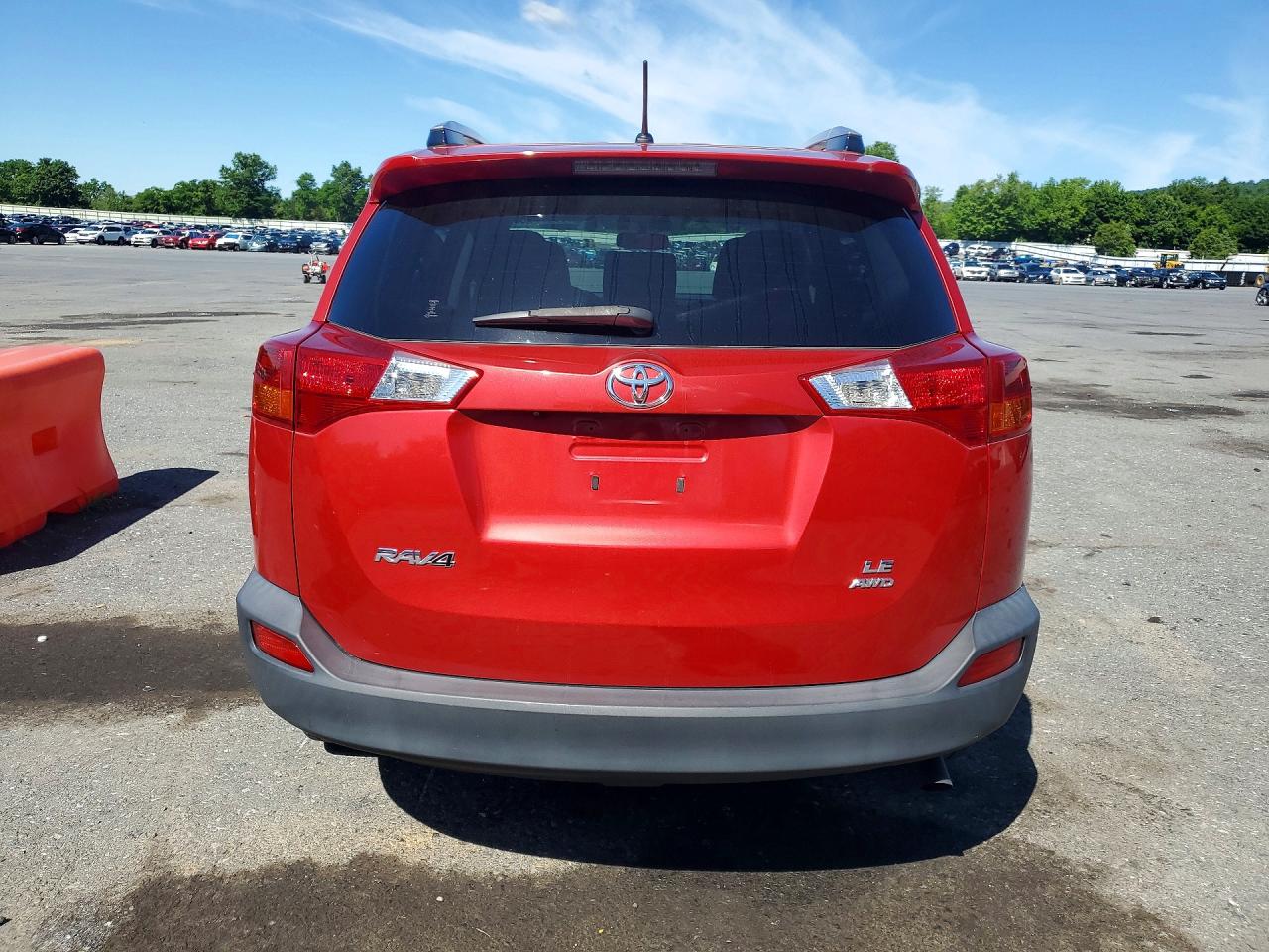 2015 Toyota Rav4 Le Темно-бордовый vin: JTMBFREV2FJ019734