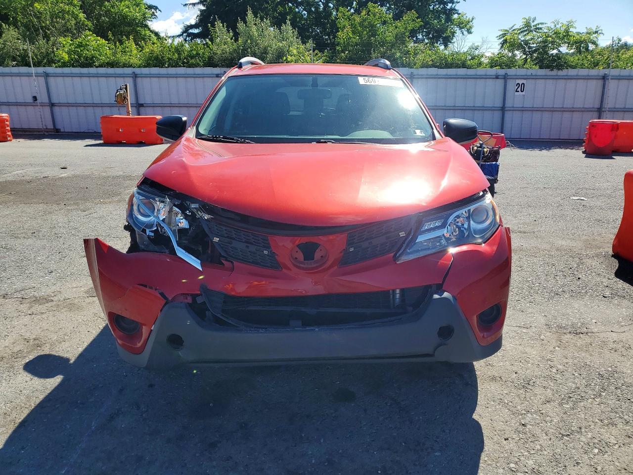 2015 Toyota Rav4 Le Темно-бордовый vin: JTMBFREV2FJ019734