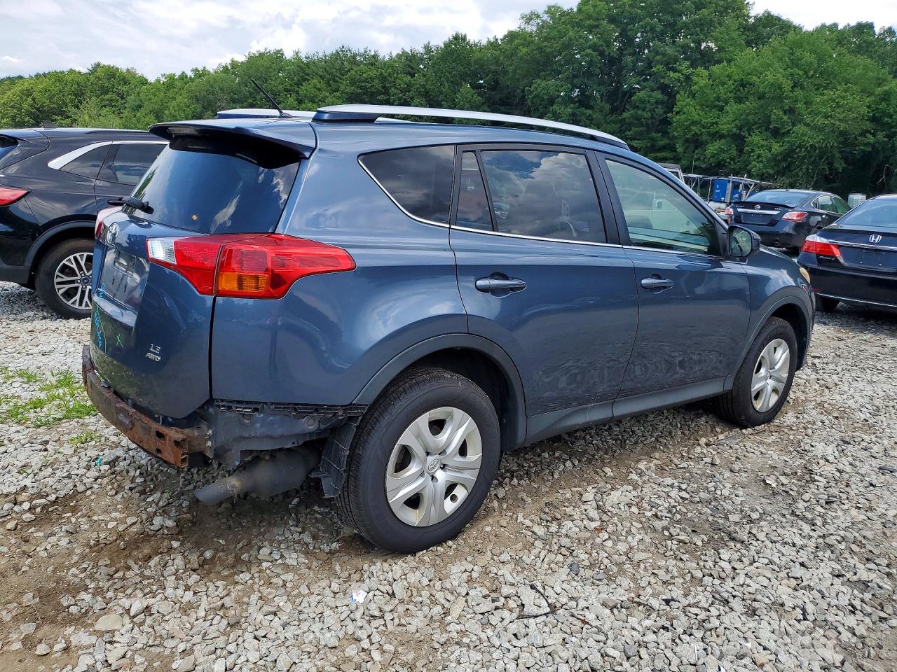 2013 Toyota Rav4 Le Синий vin: JTMBFREV3DD008995