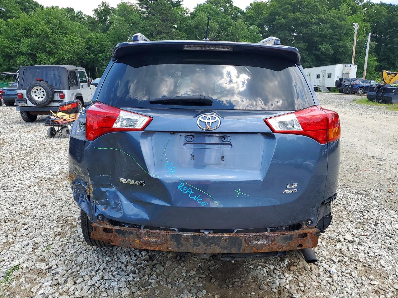 2013 Toyota Rav4 Le Синий vin: JTMBFREV3DD008995