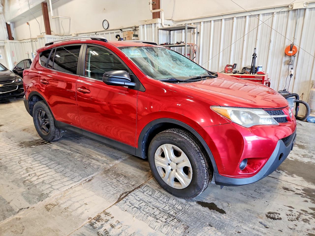2014 Toyota Rav4 Le Бордовый vin: JTMBFREV3ED051153