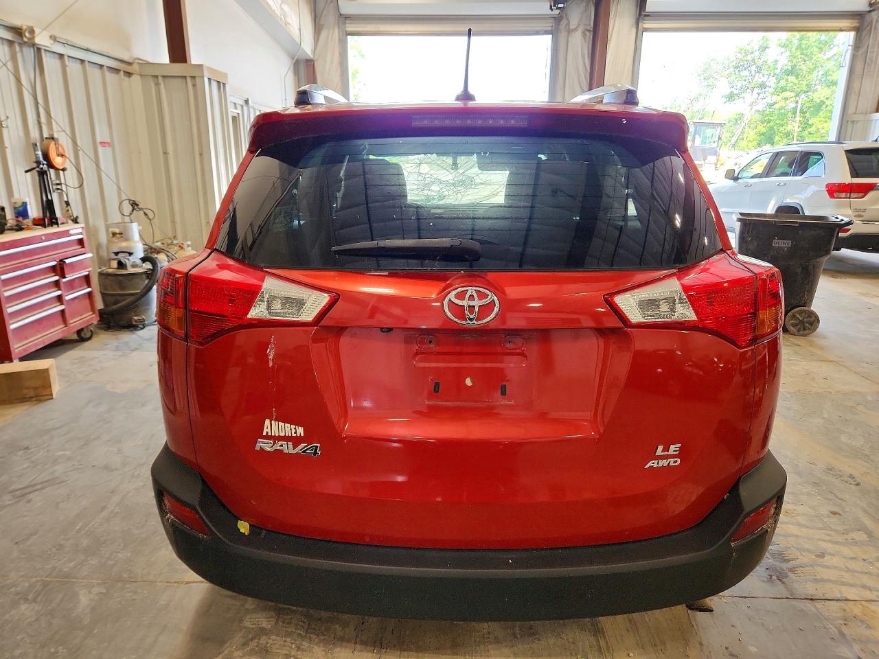 2014 Toyota Rav4 Le Бордовый vin: JTMBFREV3ED051153