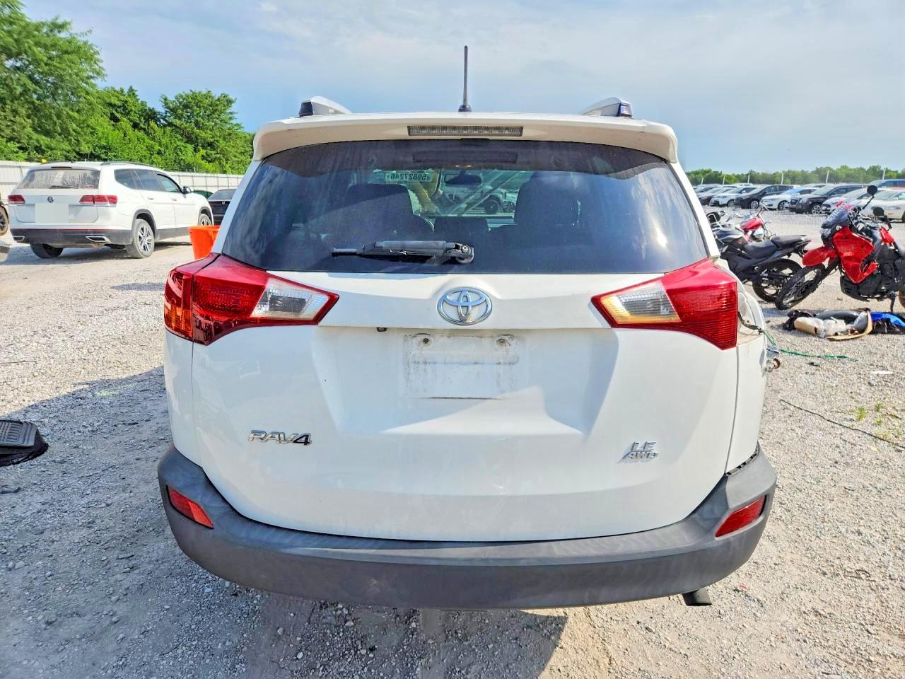 2014 Toyota Rav4 Le Белый vin: JTMBFREV3ED075176