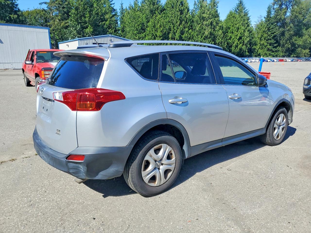 2014 Toyota Rav4 Le Silver vin: JTMBFREV3ED083701