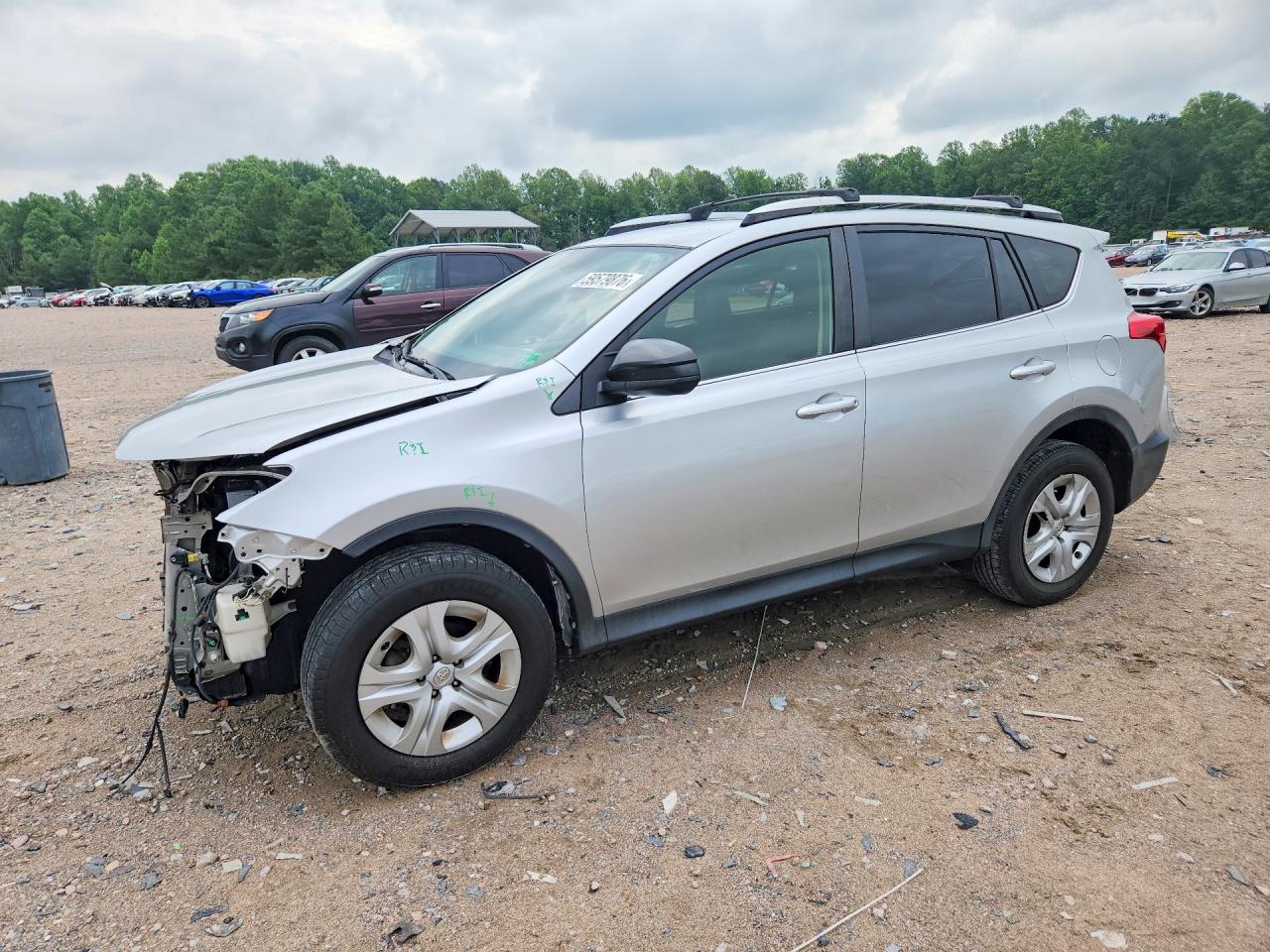 2014 Toyota Rav4 Le Silver vin: JTMBFREV3EJ006831