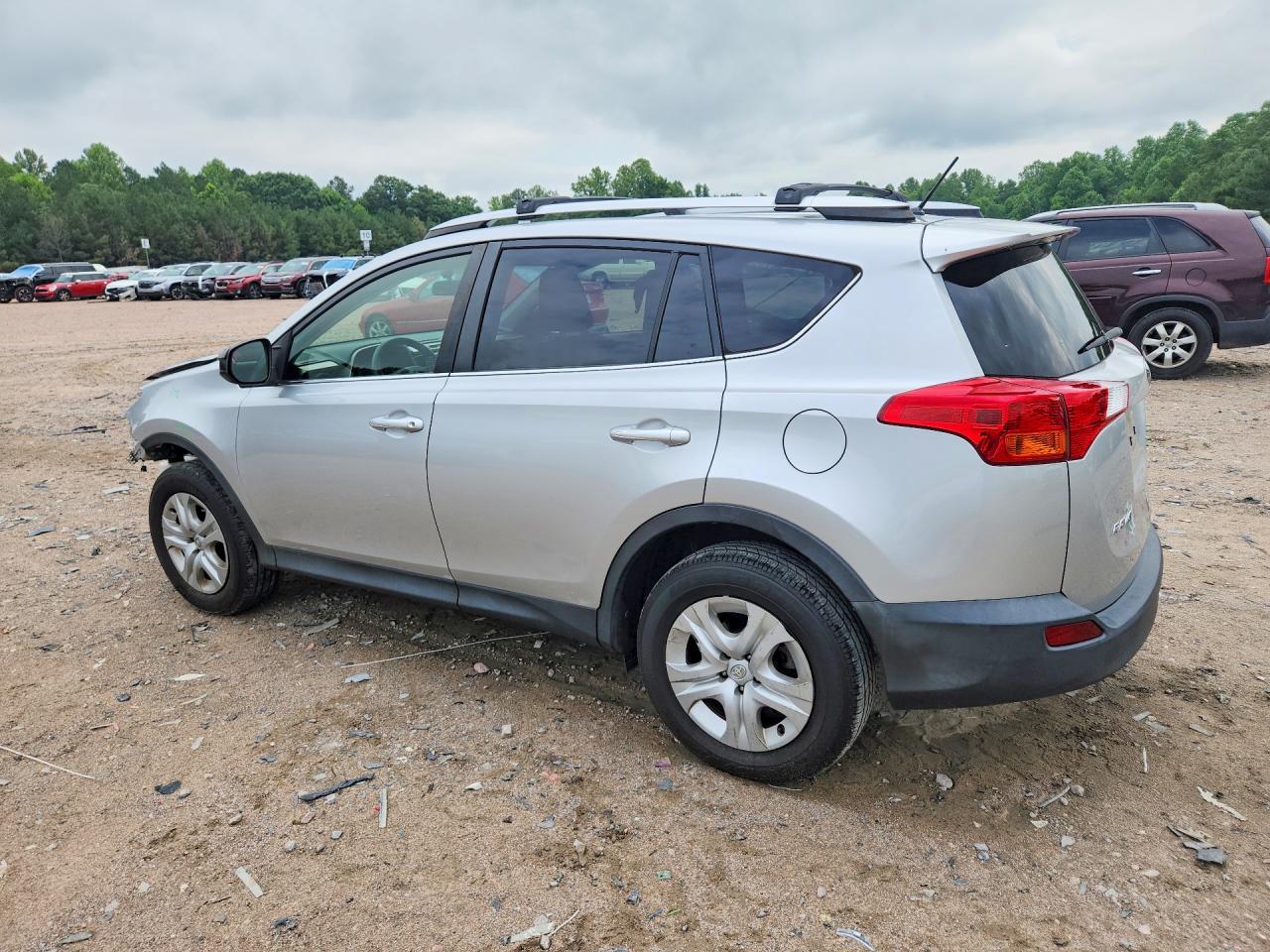 2014 Toyota Rav4 Le Silver vin: JTMBFREV3EJ006831
