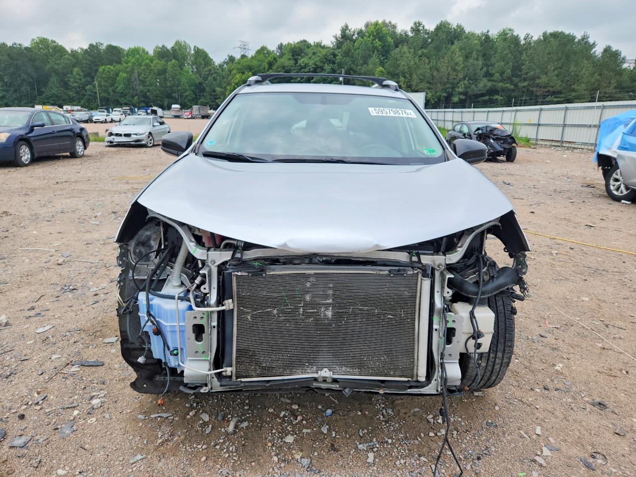 2014 Toyota Rav4 Le Silver vin: JTMBFREV3EJ006831